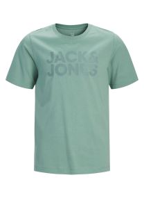 T-shirts Jjecorp Logo Tee Ss Crew Neck Noos Jr jongens blauw Jack & Jones T-shirts Jjecorp Logo Tee Ss Crew Neck Noos Jr jongens blauw Mineral blue