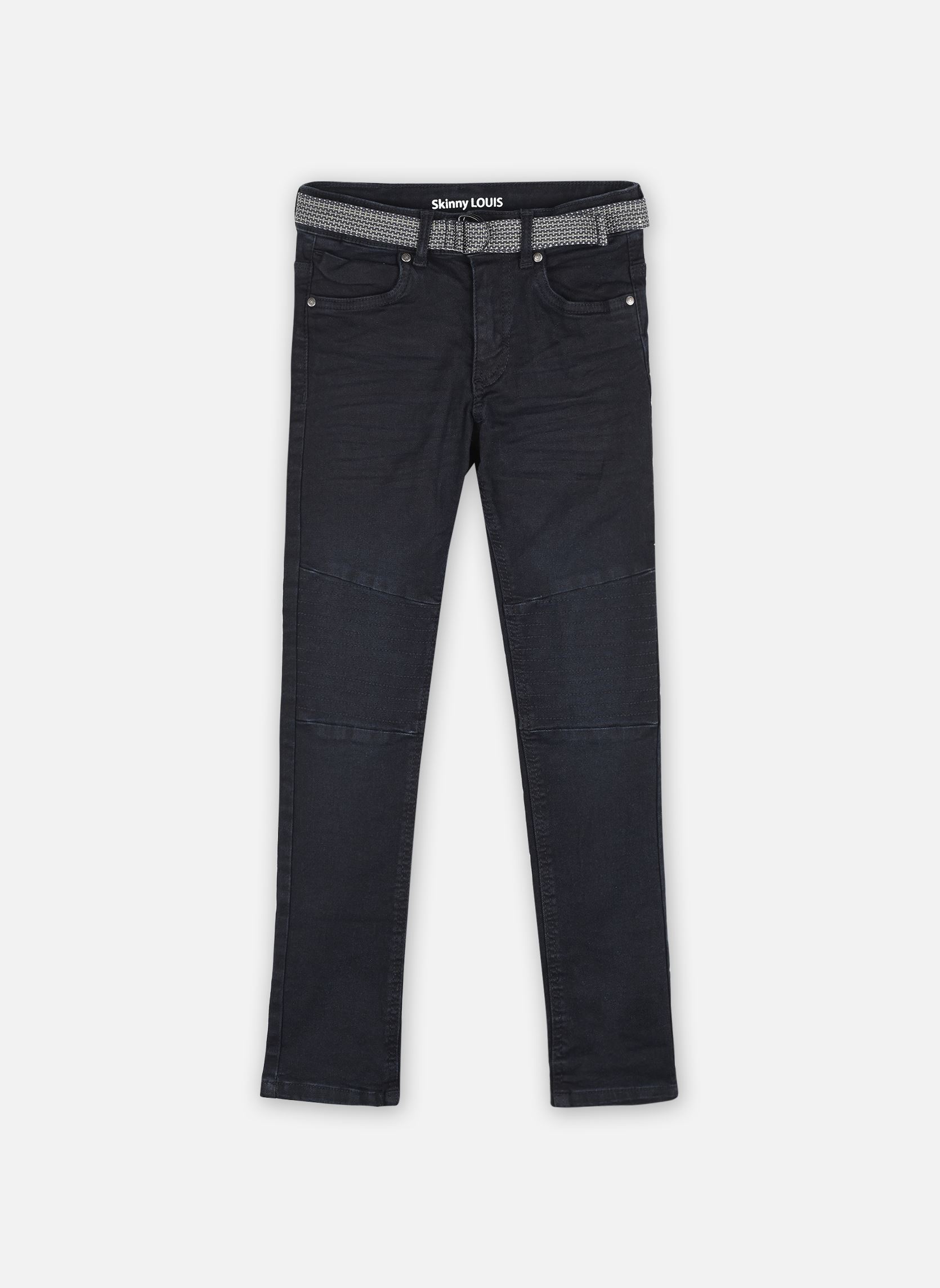 Jeans slim e skinny Pantalon Skinny Low Waist Arosbeef bambino nero Tape à l'oeil Jeans slim e skinny Pantalon Skinny Low Waist Arosbeef bambino nero DENIM BLUE BLACK