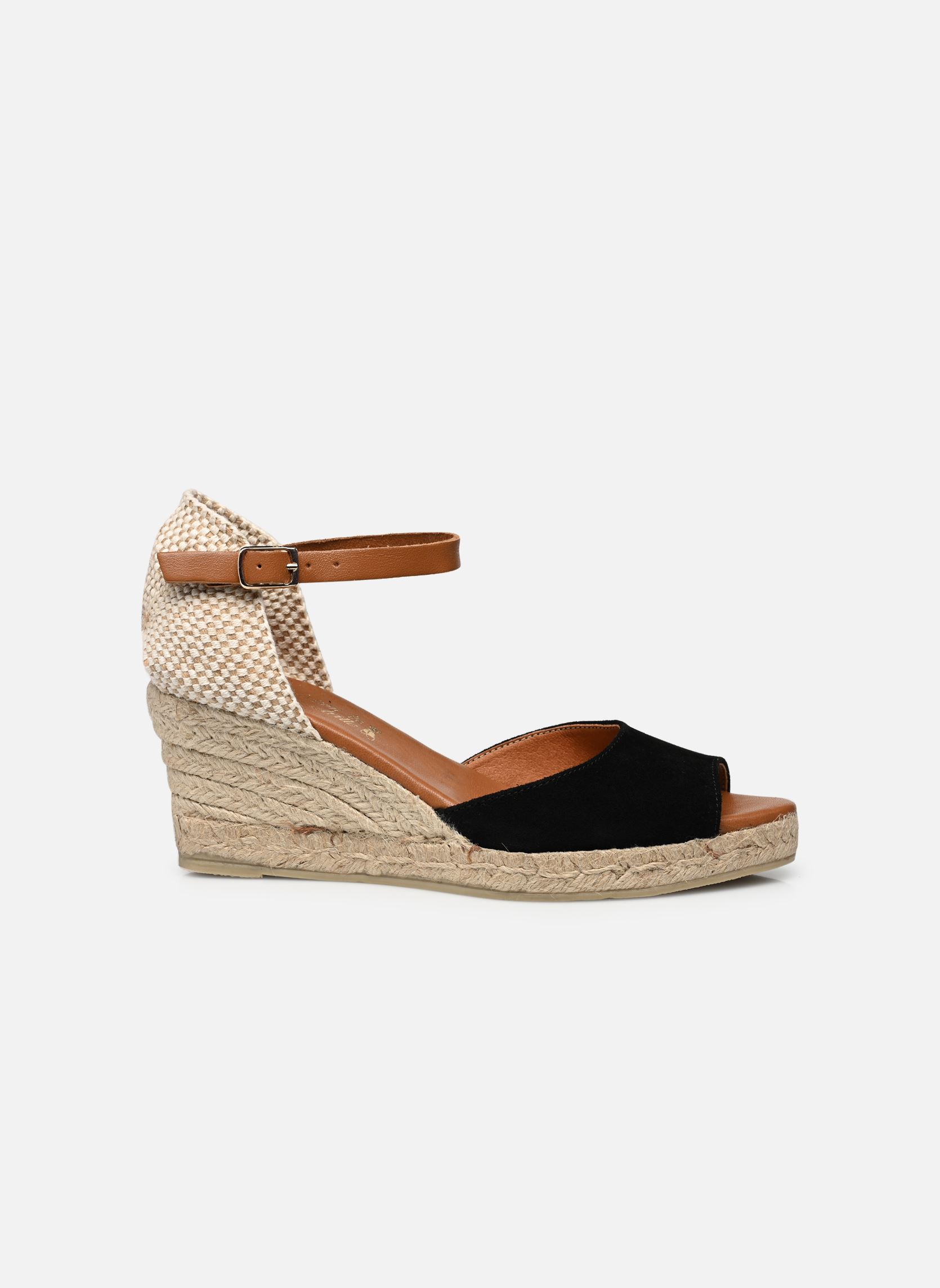 Keil- und Plateau-Espadrilles Espadrille compensée damen schwarz La maison de l'espadrille Keil- und Plateau-Espadrilles Espadrille compensée damen schwarz NOIR