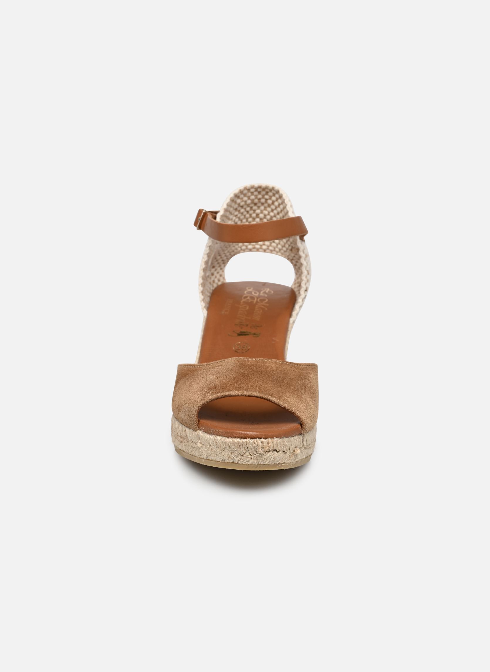 Keil- und Plateau-Espadrilles Espadrille compensée damen braun La maison de l'espadrille Keil- und Plateau-Espadrilles Espadrille compensée damen braun CUERO