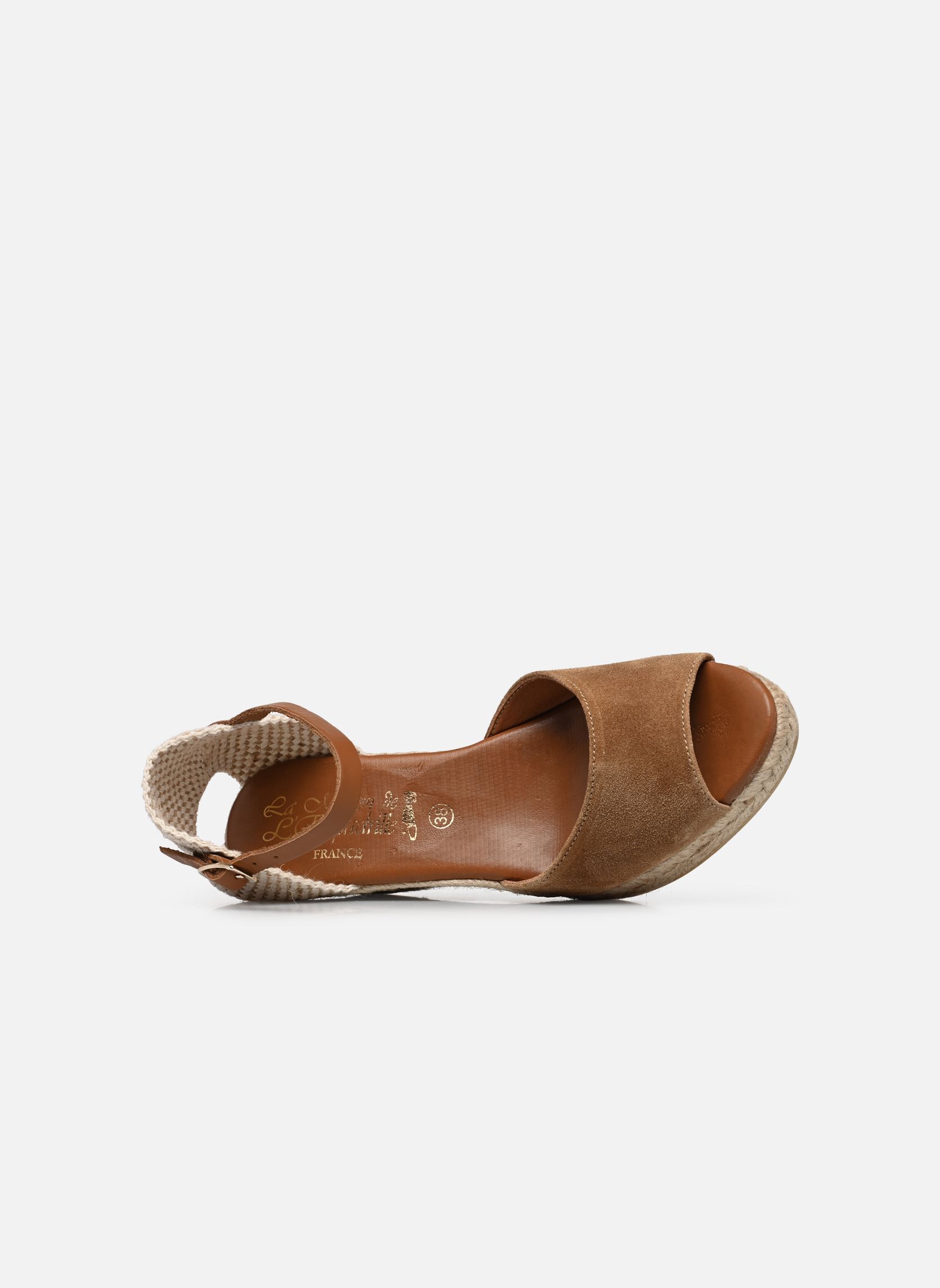 Keil- und Plateau-Espadrilles Espadrille compensée damen braun La maison de l'espadrille Keil- und Plateau-Espadrilles Espadrille compensée damen braun CUERO