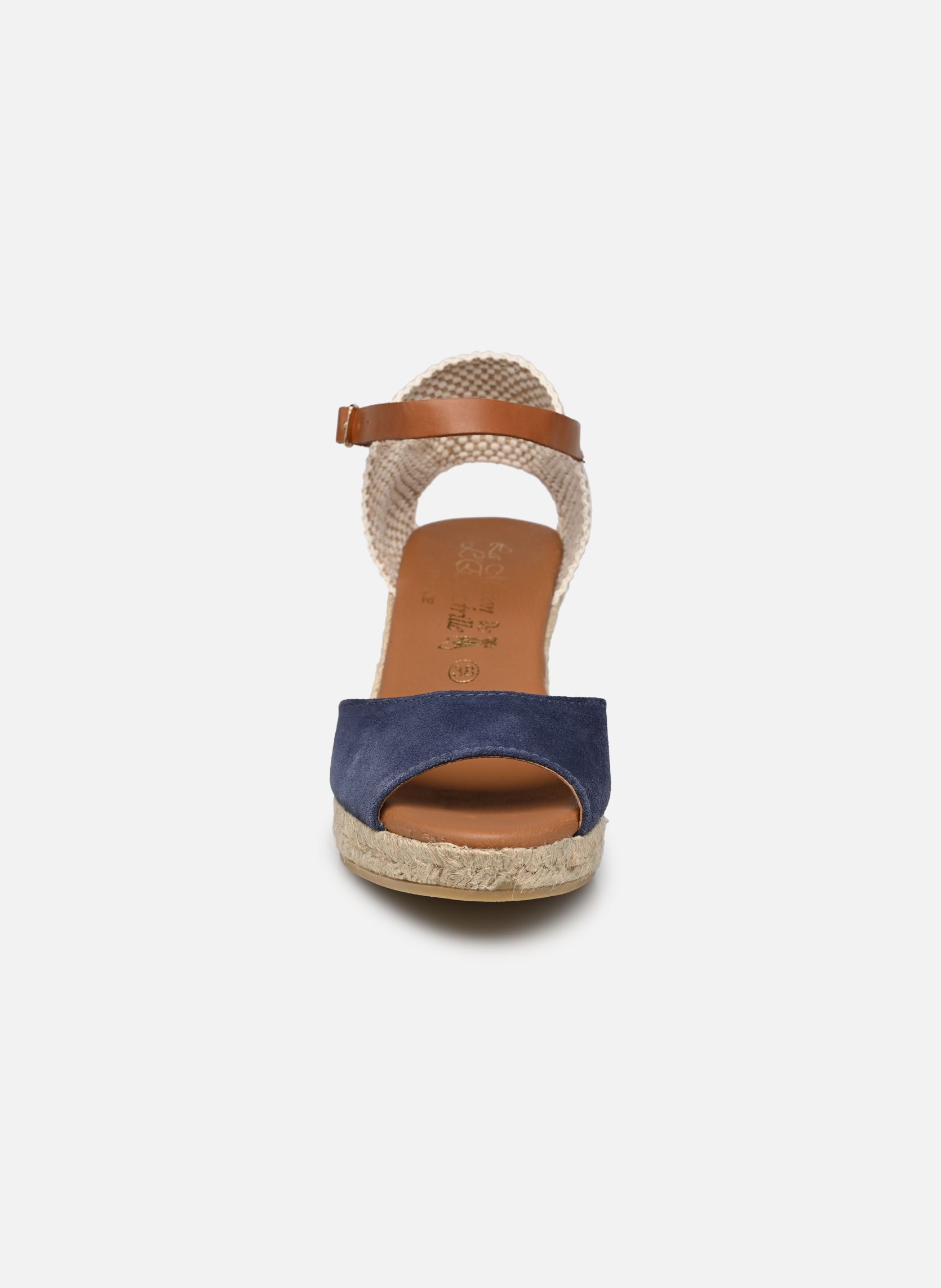 Keil- und Plateau-Espadrilles Espadrille compensée damen blau La maison de l'espadrille Keil- und Plateau-Espadrilles Espadrille compensée damen blau AZUL