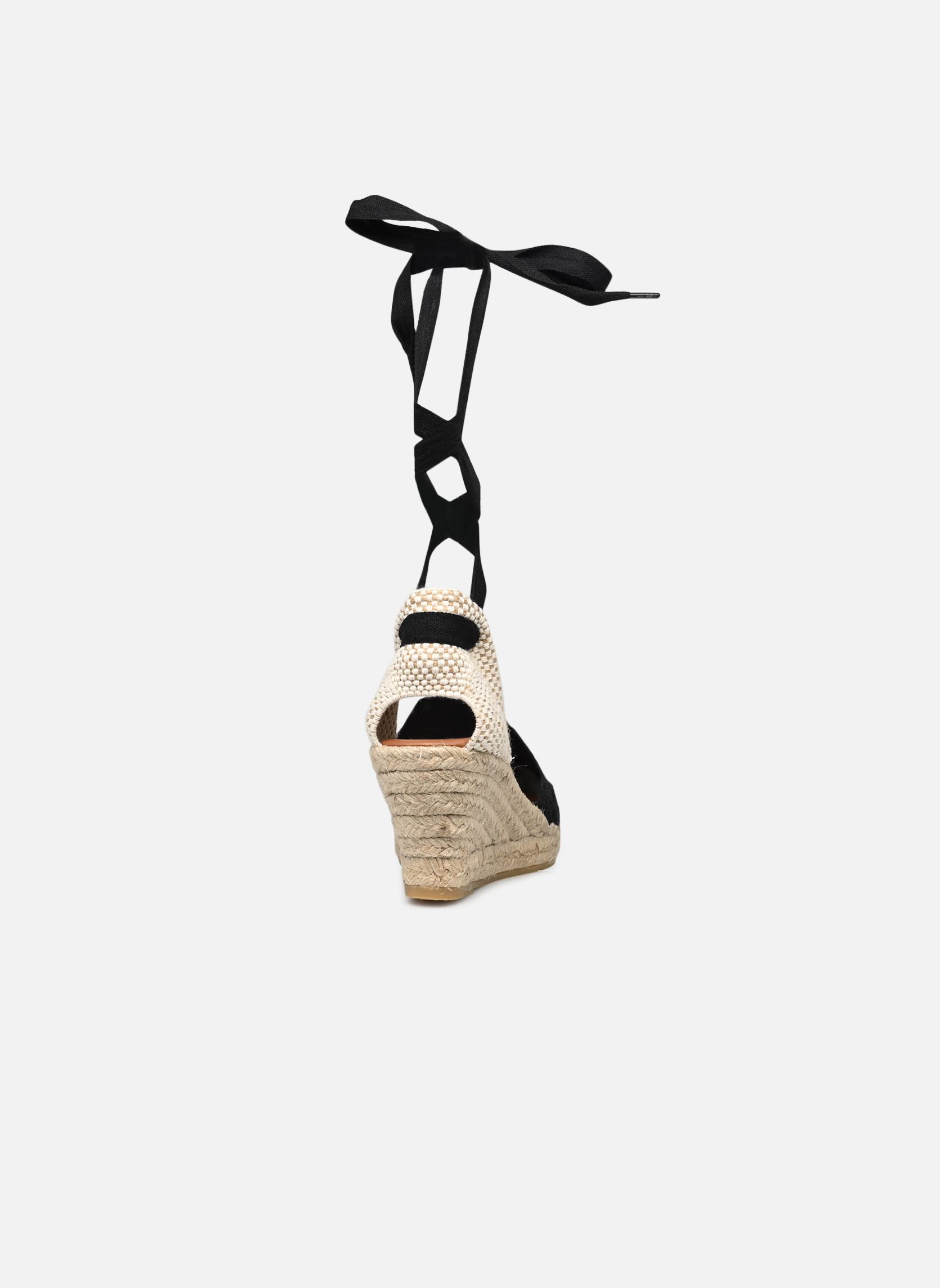 Espadrilles met sleehak en plateau Norway dames zwart La maison de l'espadrille Espadrilles met sleehak en plateau Norway dames zwart NOIR