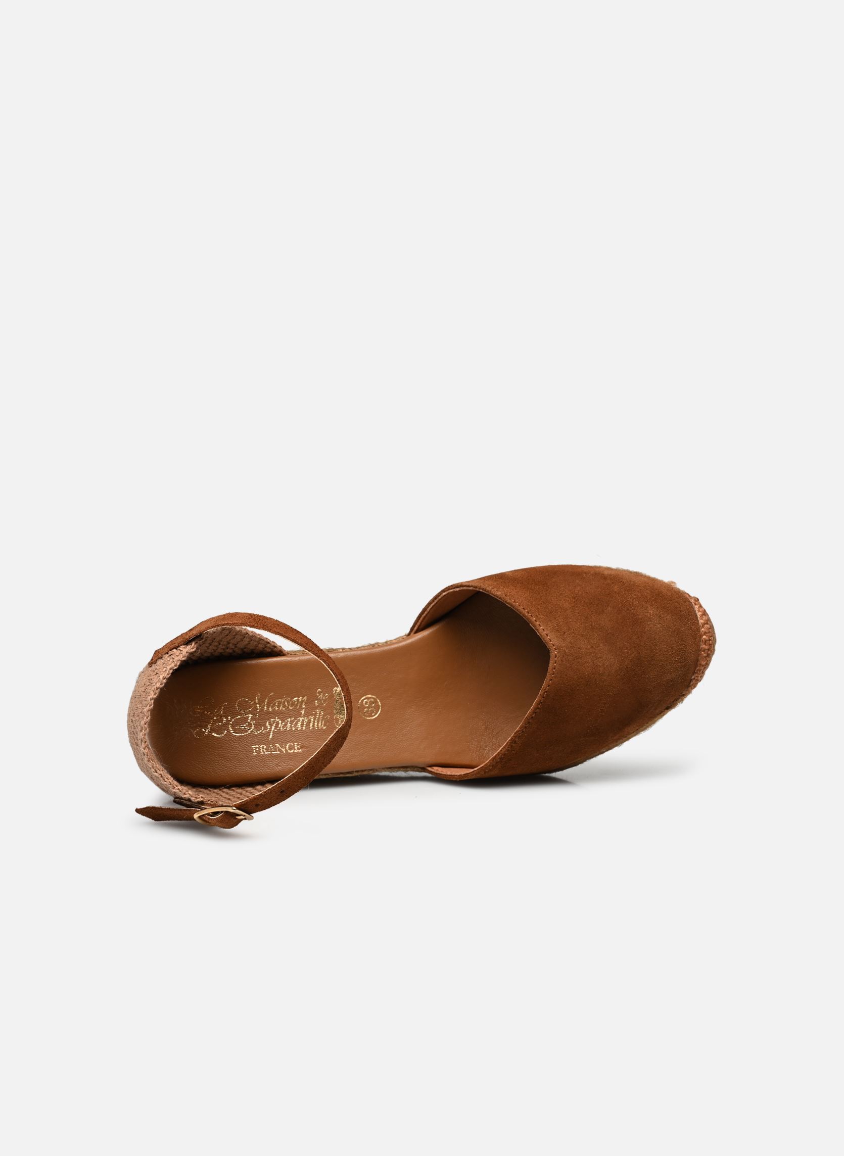 Espadrilles compensées et plateformes Madrid femme marron La maison de l'espadrille Espadrilles compensées et plateformes Madrid femme marron MARRON