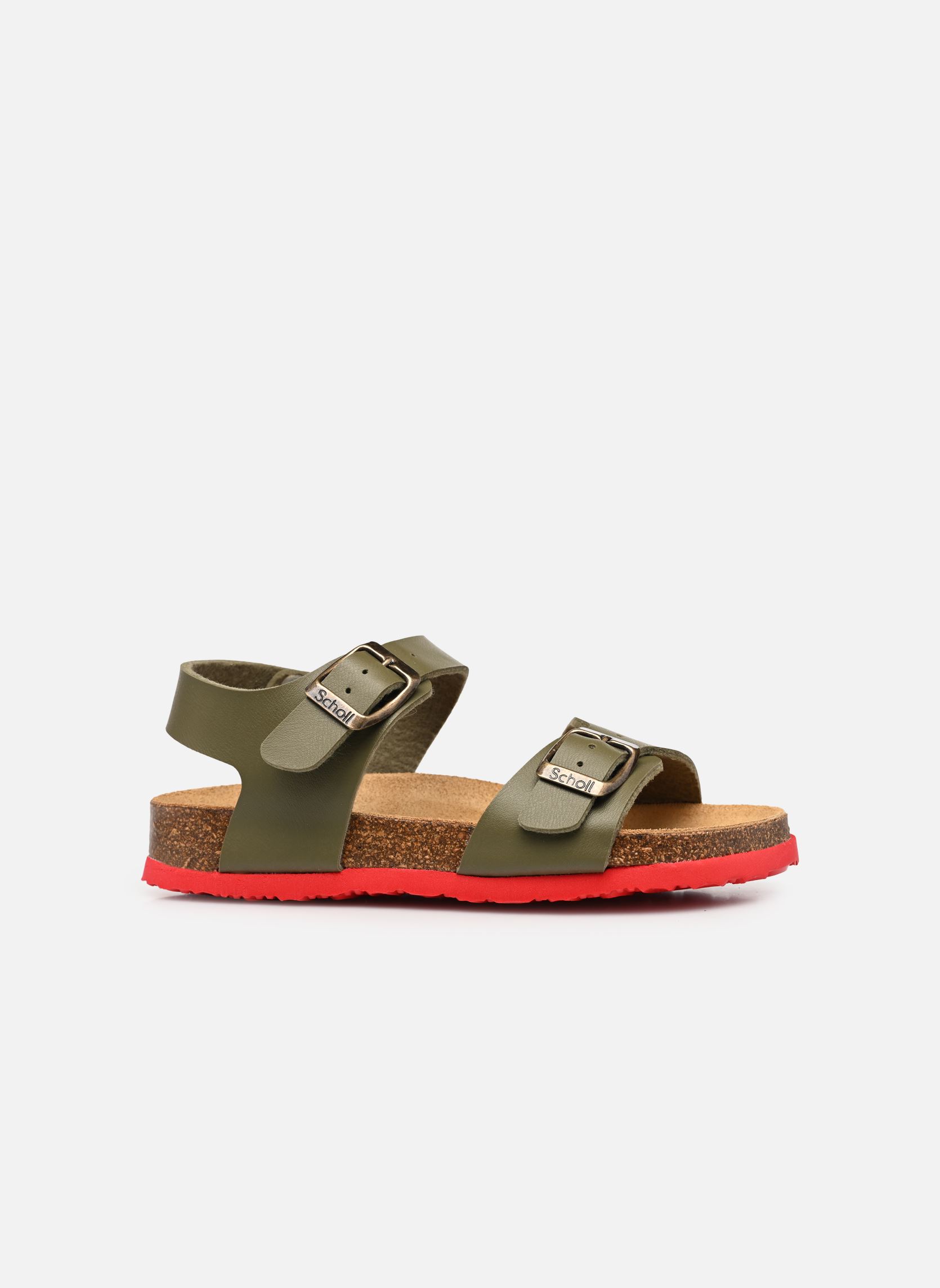 Sandales JEAN COLLECTION garçon vert Scholl Sandales JEAN COLLECTION garçon vert KAKI / LS RED