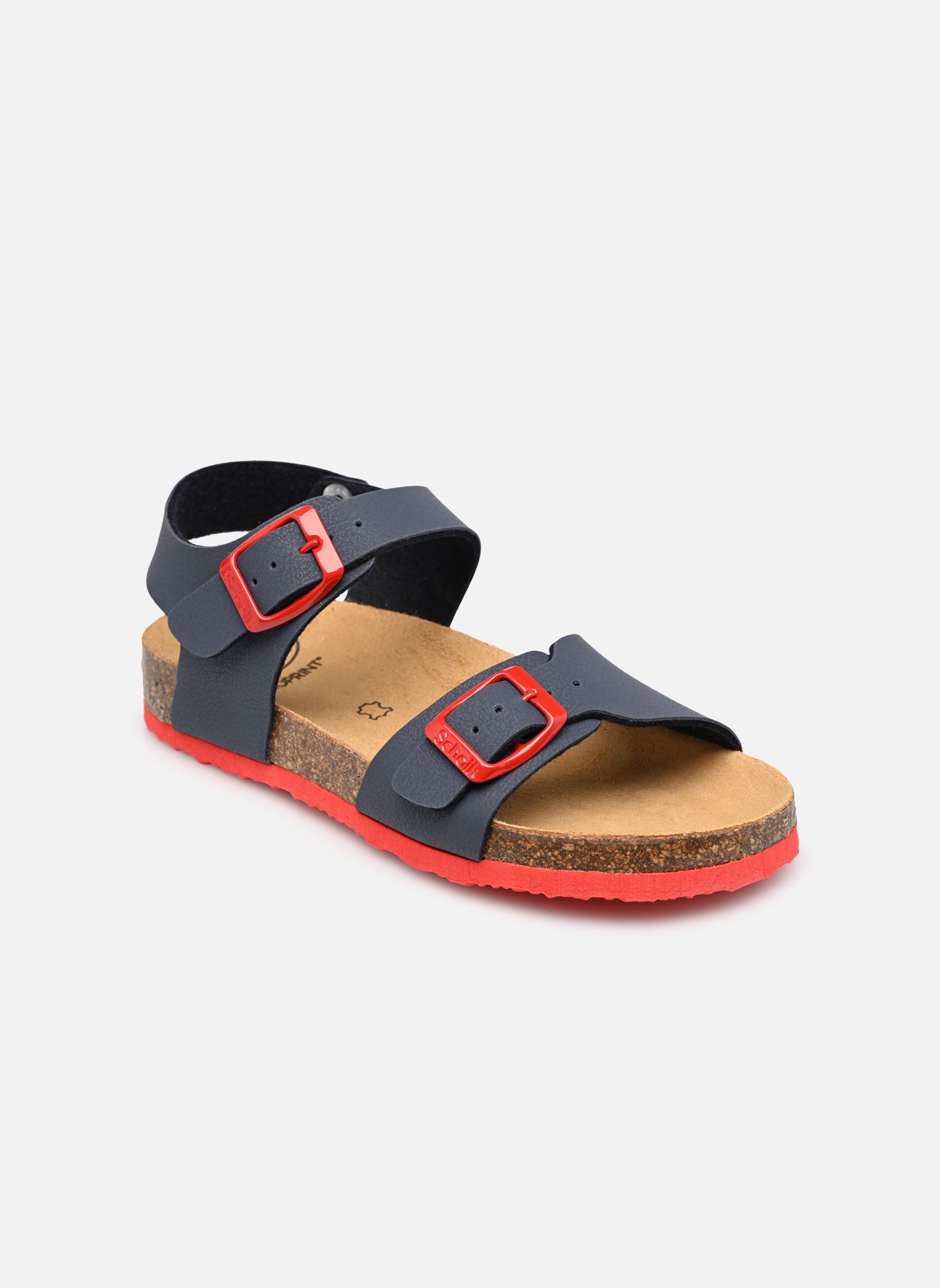 Sandales JEAN COLLECTION garçon bleu Scholl Sandales JEAN COLLECTION garçon bleu NAVY / LS RED