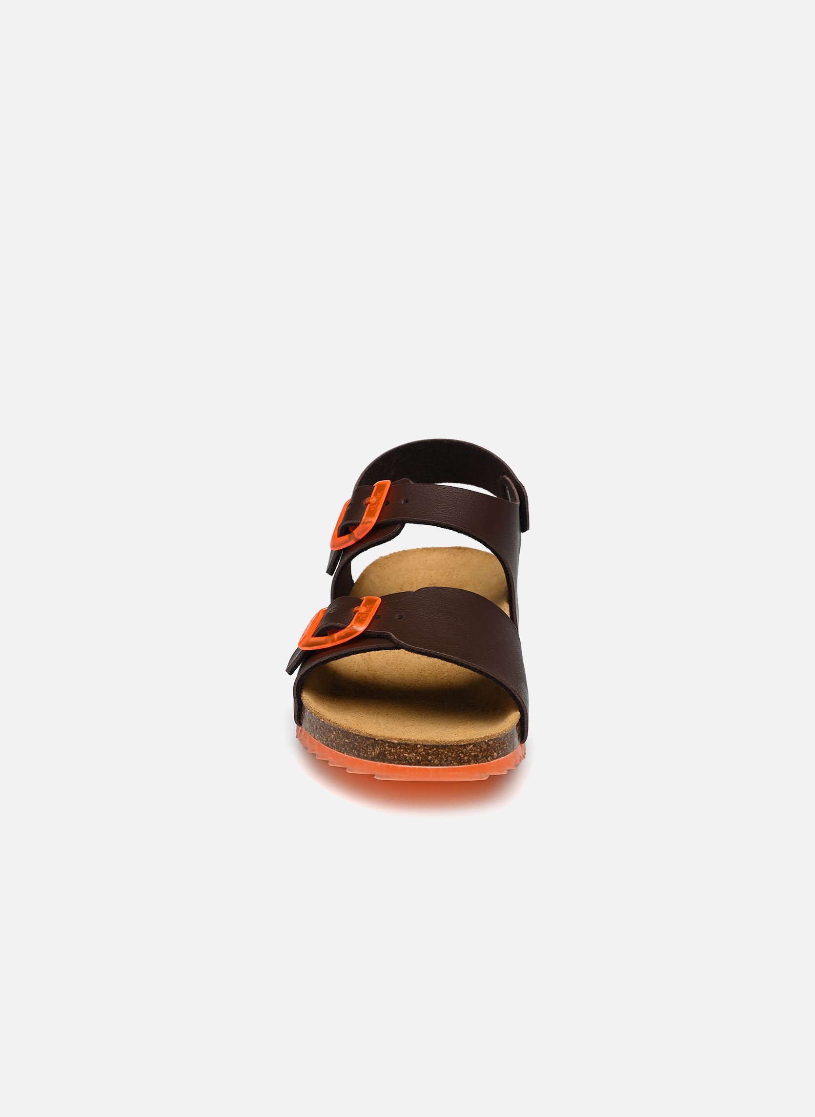 Sandali JEAN COLLECTION bambino marrone Scholl Sandali JEAN COLLECTION bambino marrone BROWN / TRANSLUCENT ORANGE