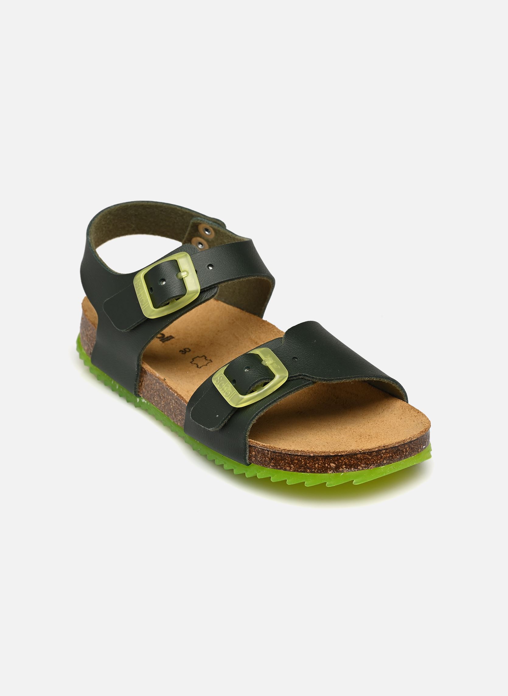 Sandales JEAN COLLECTION garçon vert Scholl Sandales JEAN COLLECTION garçon vert FOREST / TRANSLUCENT YELLOW