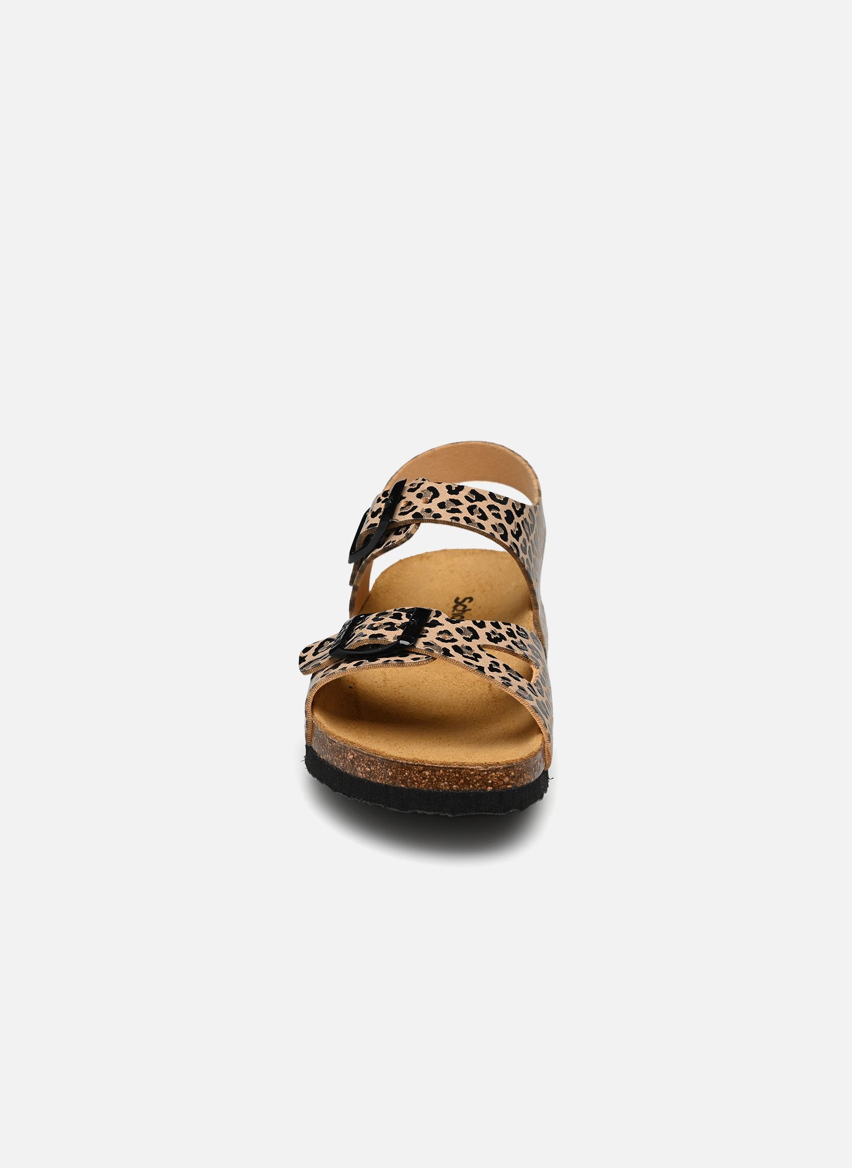 Sandalen ADALENE COLLECTION mädchen braun Scholl Sandalen ADALENE COLLECTION mädchen braun LEOPARD BROWN