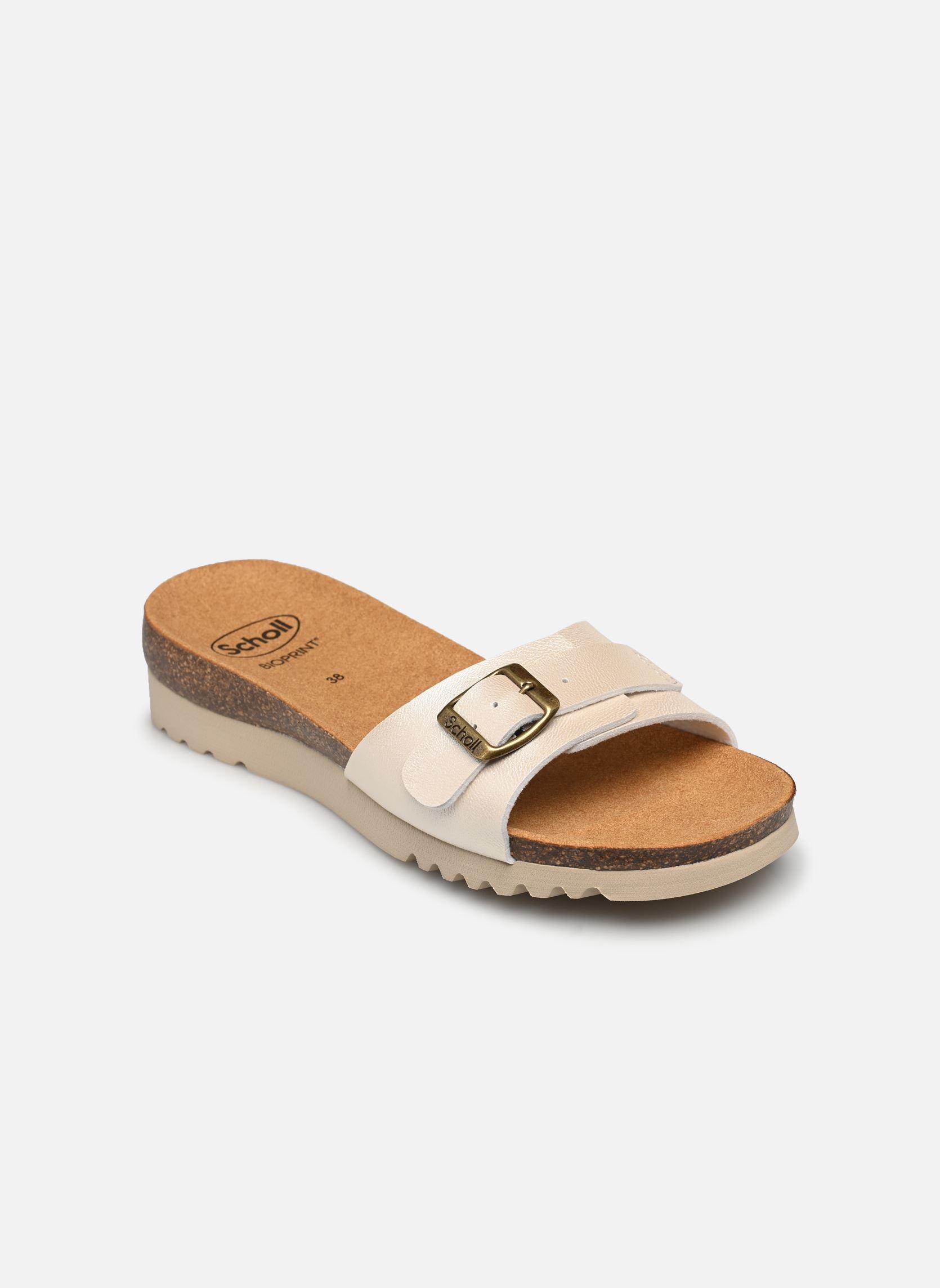 Pantoletten GINNI COMFORT damen weiß Scholl Pantoletten GINNI COMFORT damen weiß Champagne