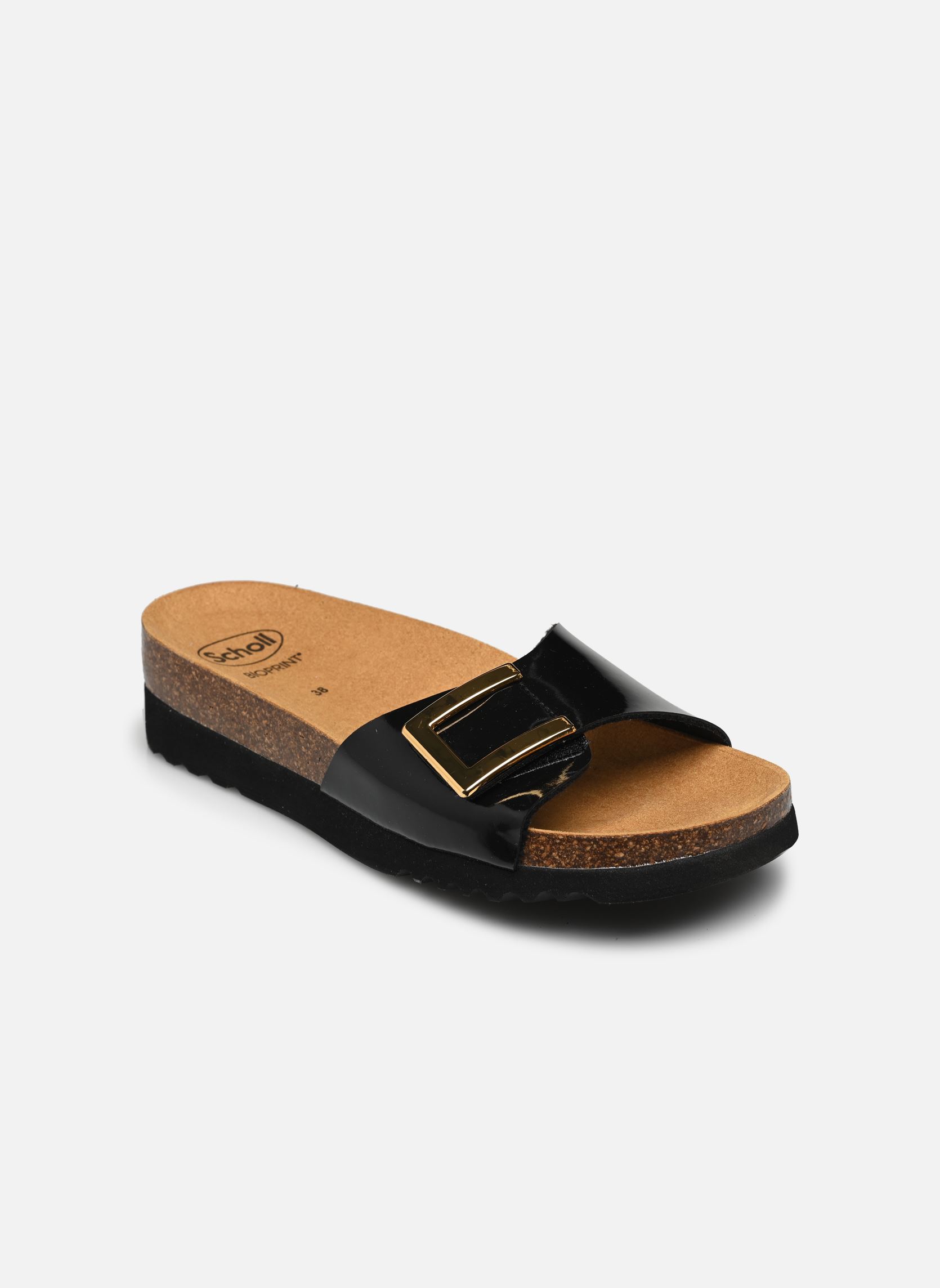 Pantoletten MONTEREY MULE COMFORT damen schwarz Scholl Pantoletten MONTEREY MULE COMFORT damen schwarz Black Patent