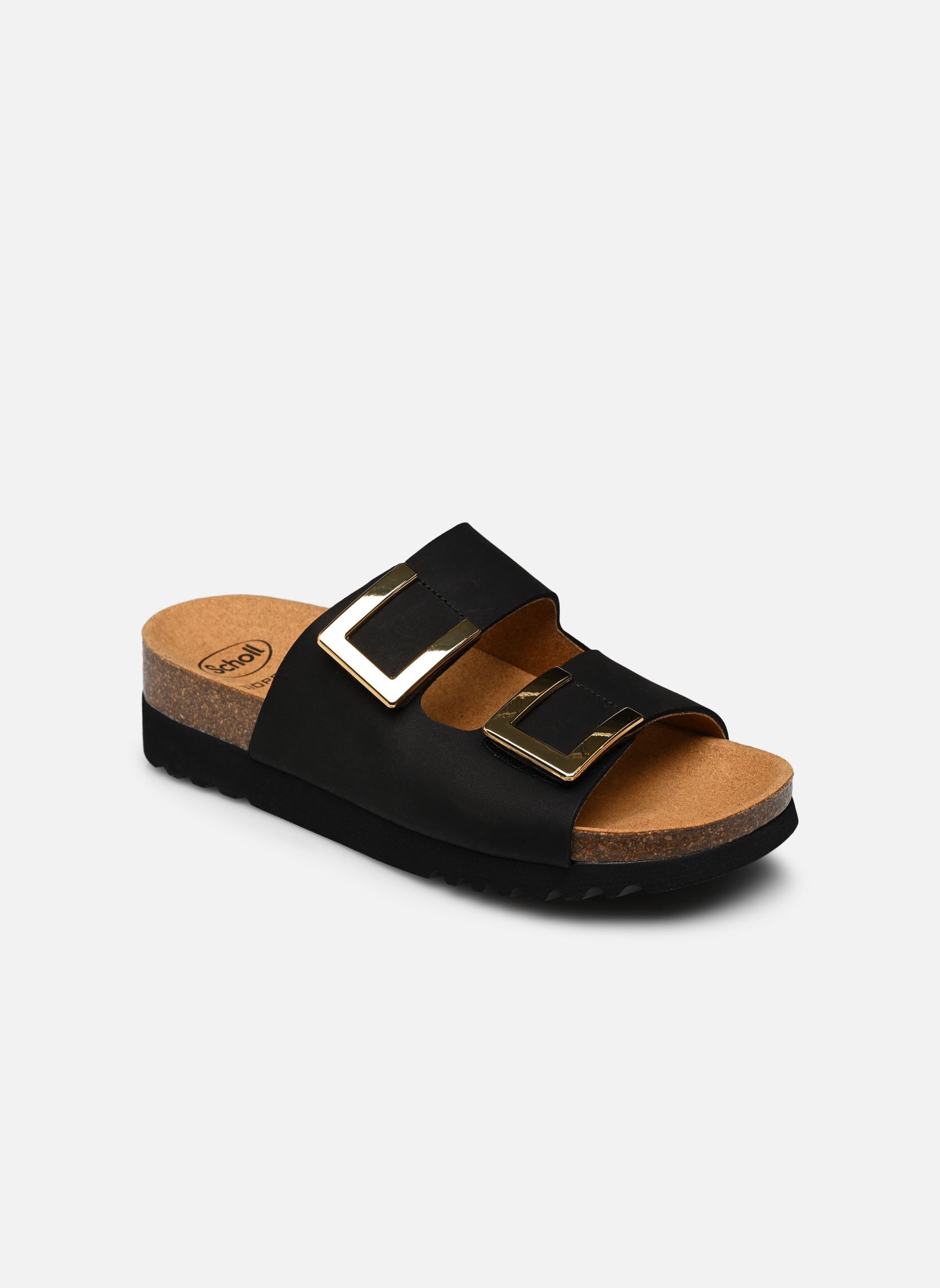 Pantoletten MONTEREY 2 STRAPS COMFORT damen schwarz Scholl Pantoletten MONTEREY 2 STRAPS COMFORT damen schwarz Black