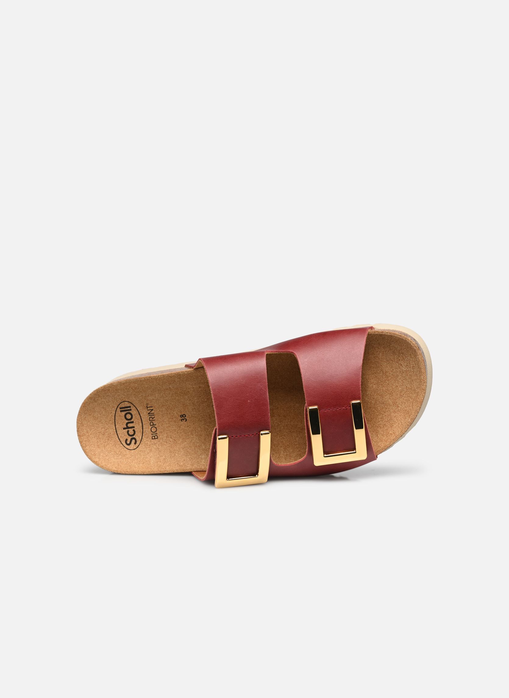 Mules MONTEREY 2 STRAPS COMFORT femme bordeaux Scholl Mules MONTEREY 2 STRAPS COMFORT femme bordeaux Bordeaux