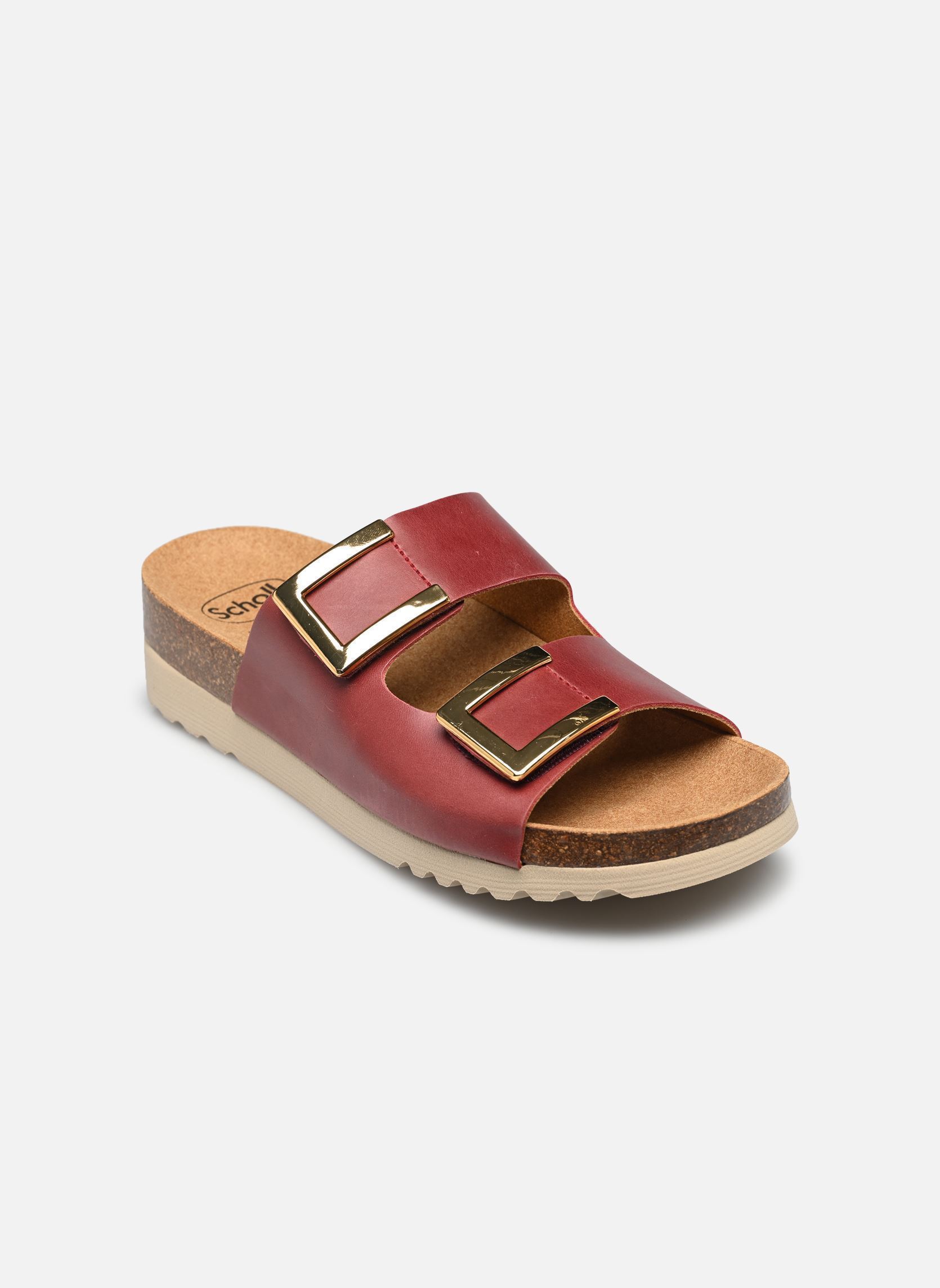 Mules MONTEREY 2 STRAPS COMFORT femme bordeaux Scholl Mules MONTEREY 2 STRAPS COMFORT femme bordeaux Bordeaux