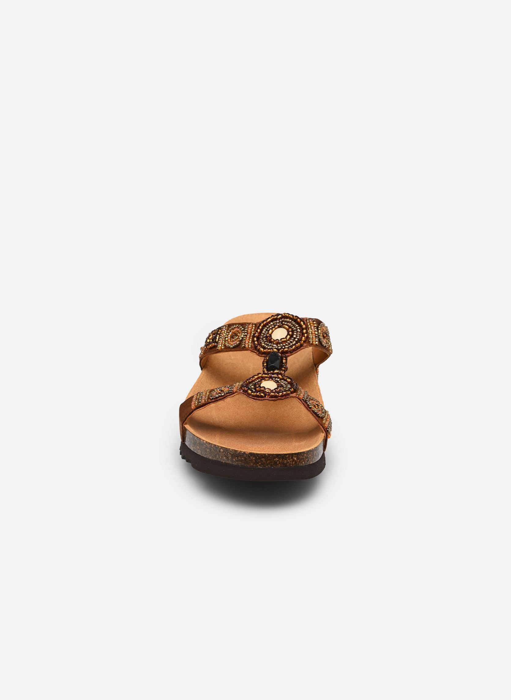 Mules NEW BOGOTA' WEDGE COMFORT femme marron Scholl Mules NEW BOGOTA' WEDGE COMFORT femme marron COGNAC /MULTI
