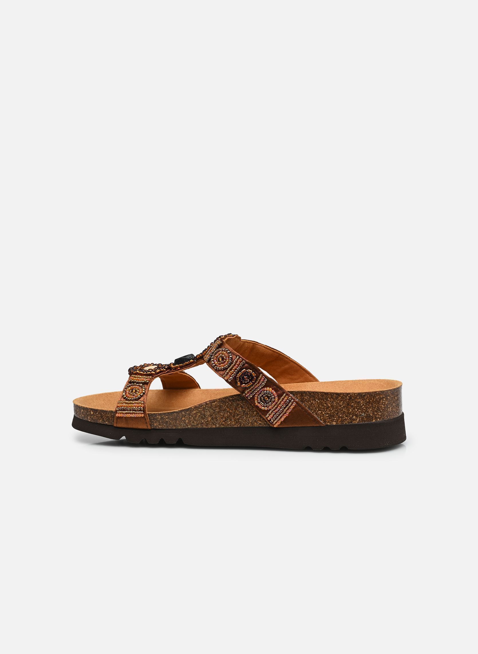 Mules NEW BOGOTA' WEDGE COMFORT femme marron Scholl Mules NEW BOGOTA' WEDGE COMFORT femme marron COGNAC /MULTI
