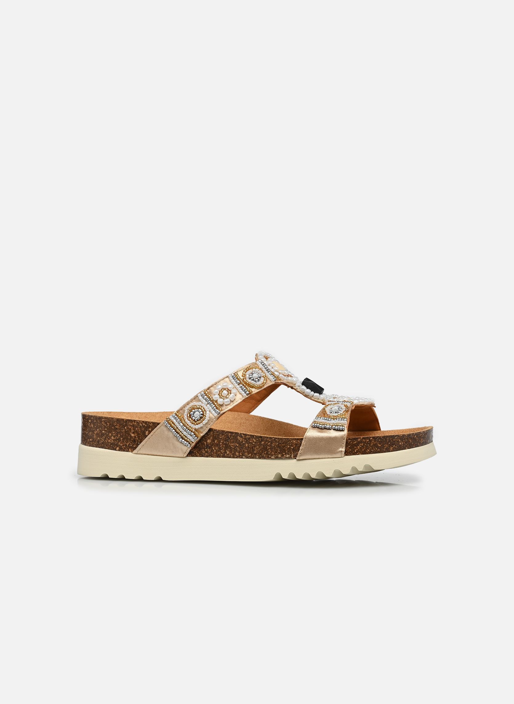 Pantoletten NEW BOGOTA' WEDGE COMFORT damen gold und bronze Scholl Pantoletten NEW BOGOTA' WEDGE COMFORT damen gold und bronze LIGHT GOLD /WHITE