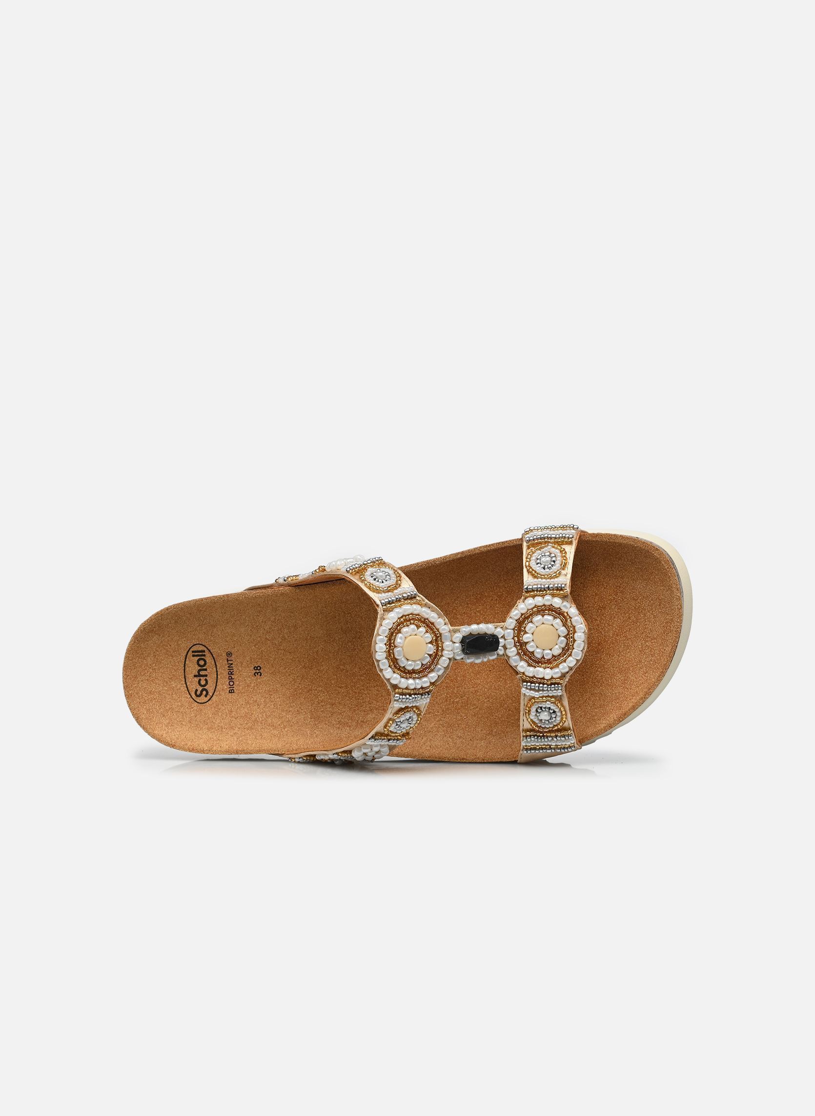 Pantoletten NEW BOGOTA' WEDGE COMFORT damen gold und bronze Scholl Pantoletten NEW BOGOTA' WEDGE COMFORT damen gold und bronze LIGHT GOLD /WHITE