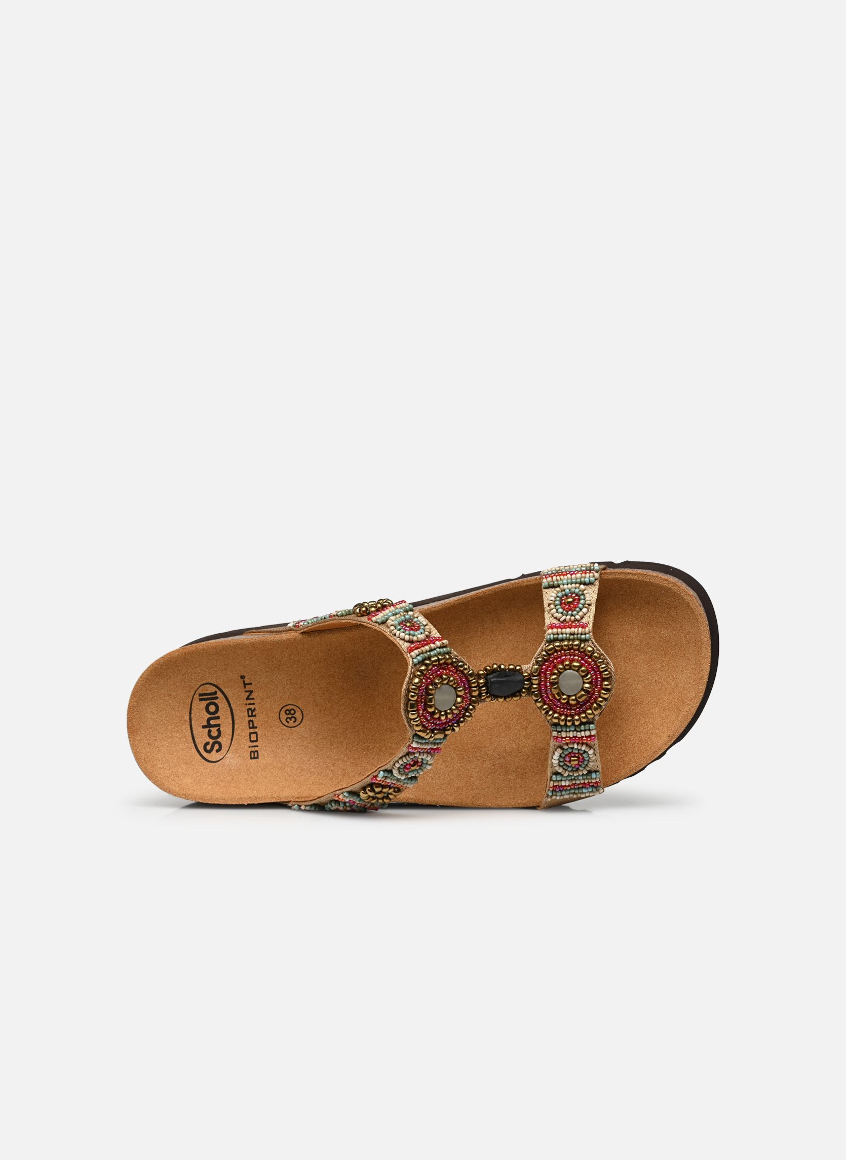 Mules NEW BOGOTA' WEDGE COMFORT femme beige Scholl Mules NEW BOGOTA' WEDGE COMFORT femme beige TAUPE/MULTI