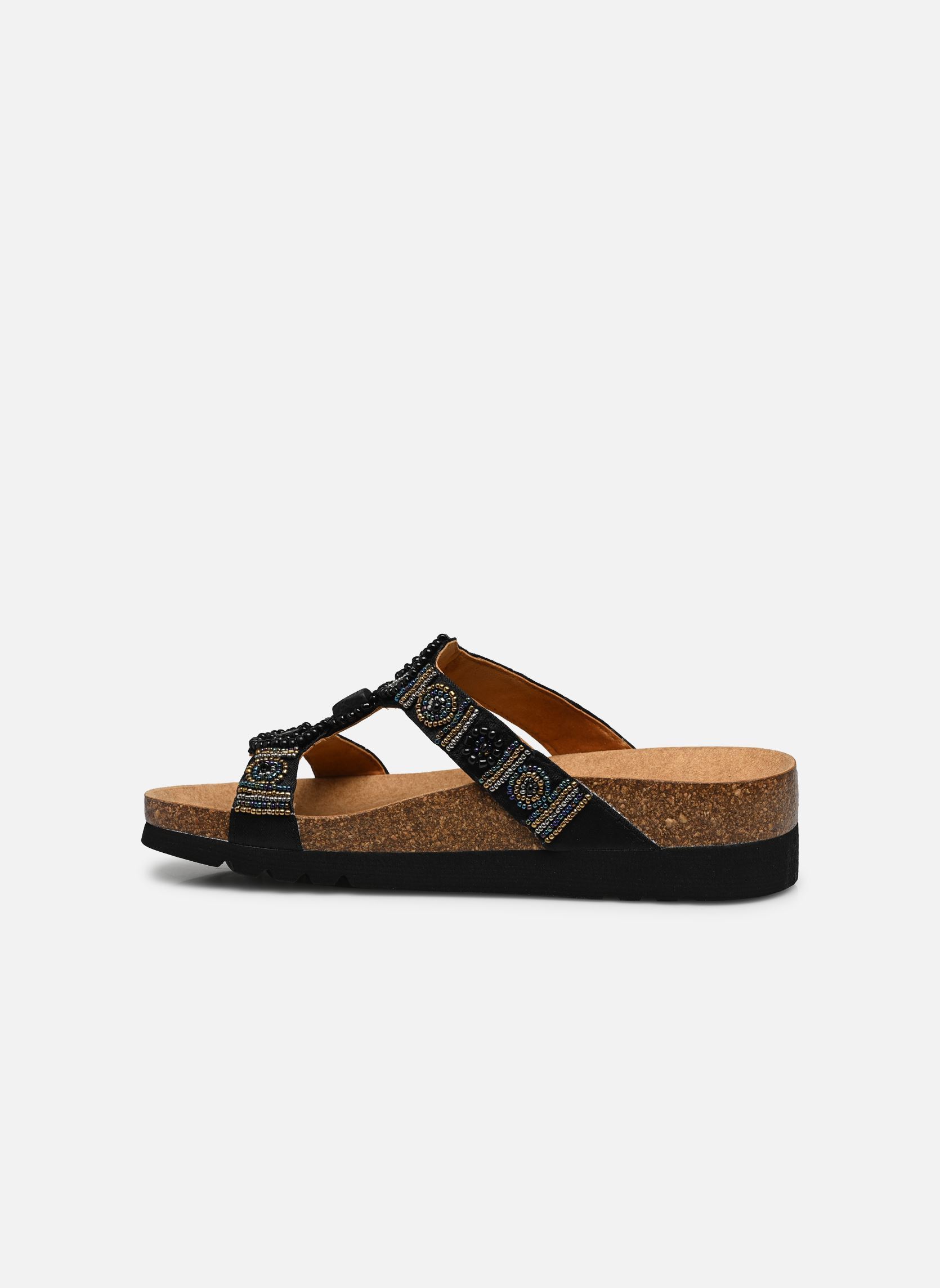 Mules NEW BOGOTA' WEDGE COMFORT femme noir Scholl Mules NEW BOGOTA' WEDGE COMFORT femme noir BLACK/GOLD
