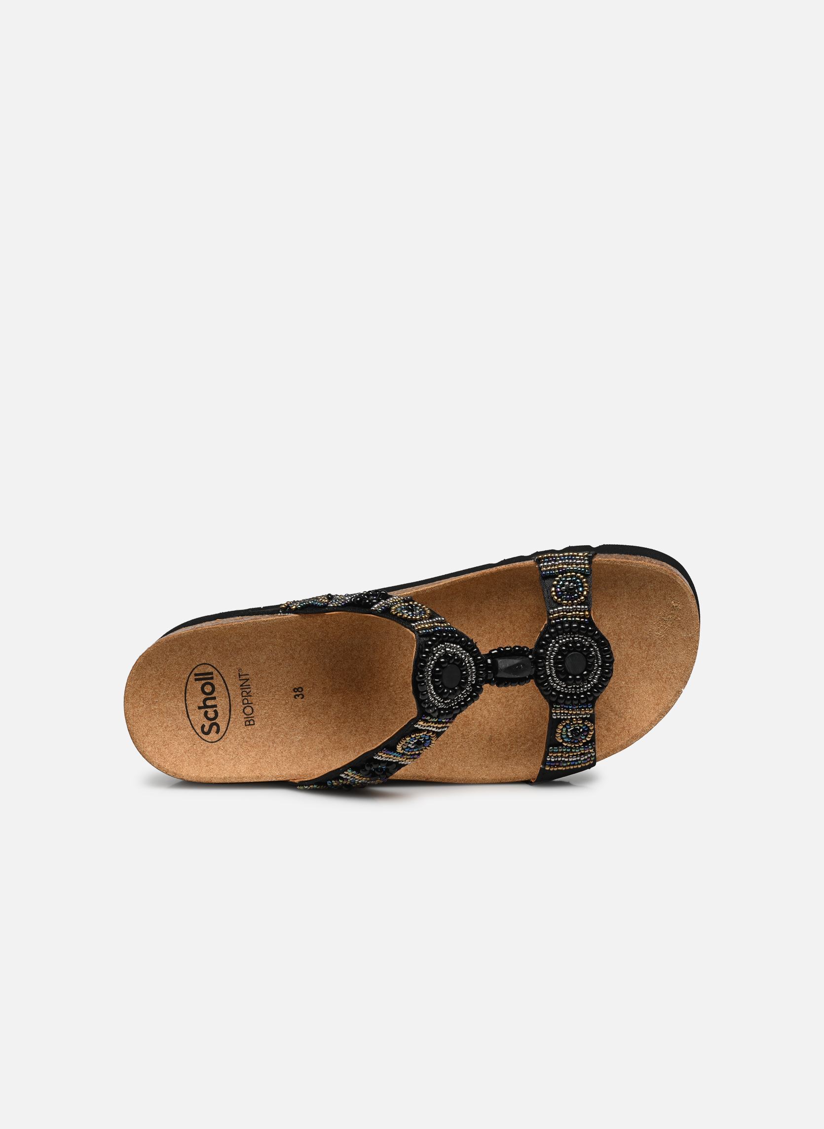 Mules NEW BOGOTA' WEDGE COMFORT femme noir Scholl Mules NEW BOGOTA' WEDGE COMFORT femme noir BLACK/GOLD