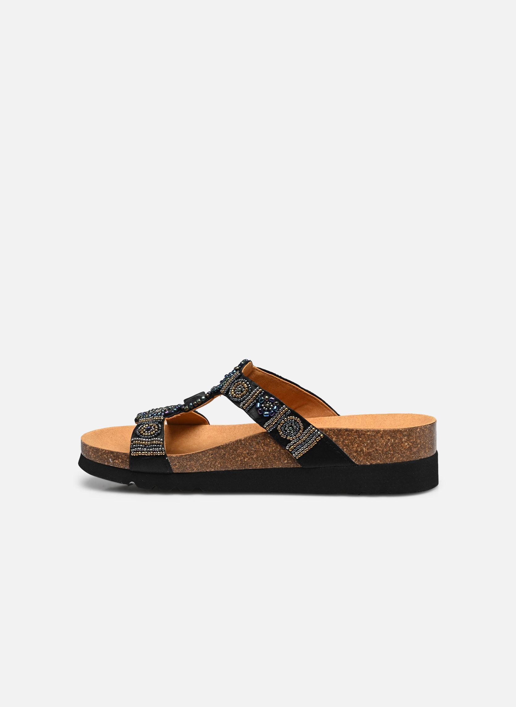Mules NEW BOGOTA' WEDGE COMFORT mujer negro Scholl Mules NEW BOGOTA' WEDGE COMFORT mujer negro BLACK/MULTI