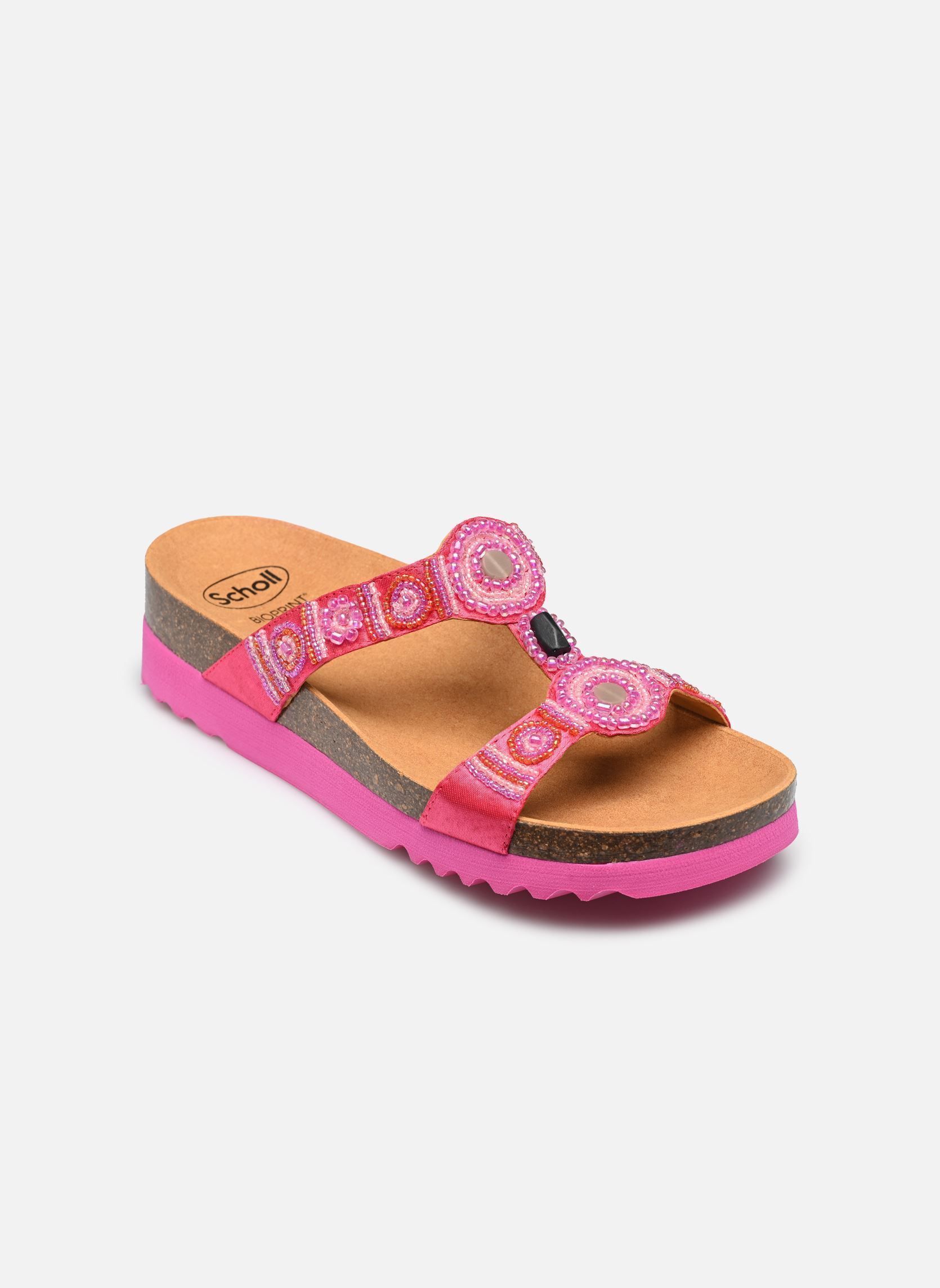 Mules NEW BOGOTA' WEDGE COMFORT femme rose Scholl Mules NEW BOGOTA' WEDGE COMFORT femme rose FUCHSIA