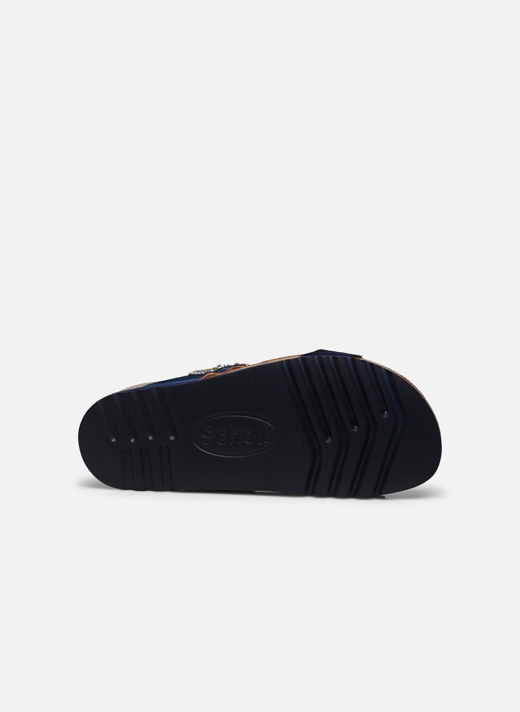Mules NEW BOGOTA' WEDGE COMFORT femme bleu Scholl Mules NEW BOGOTA' WEDGE COMFORT femme bleu NAVY BLUE/MULTI