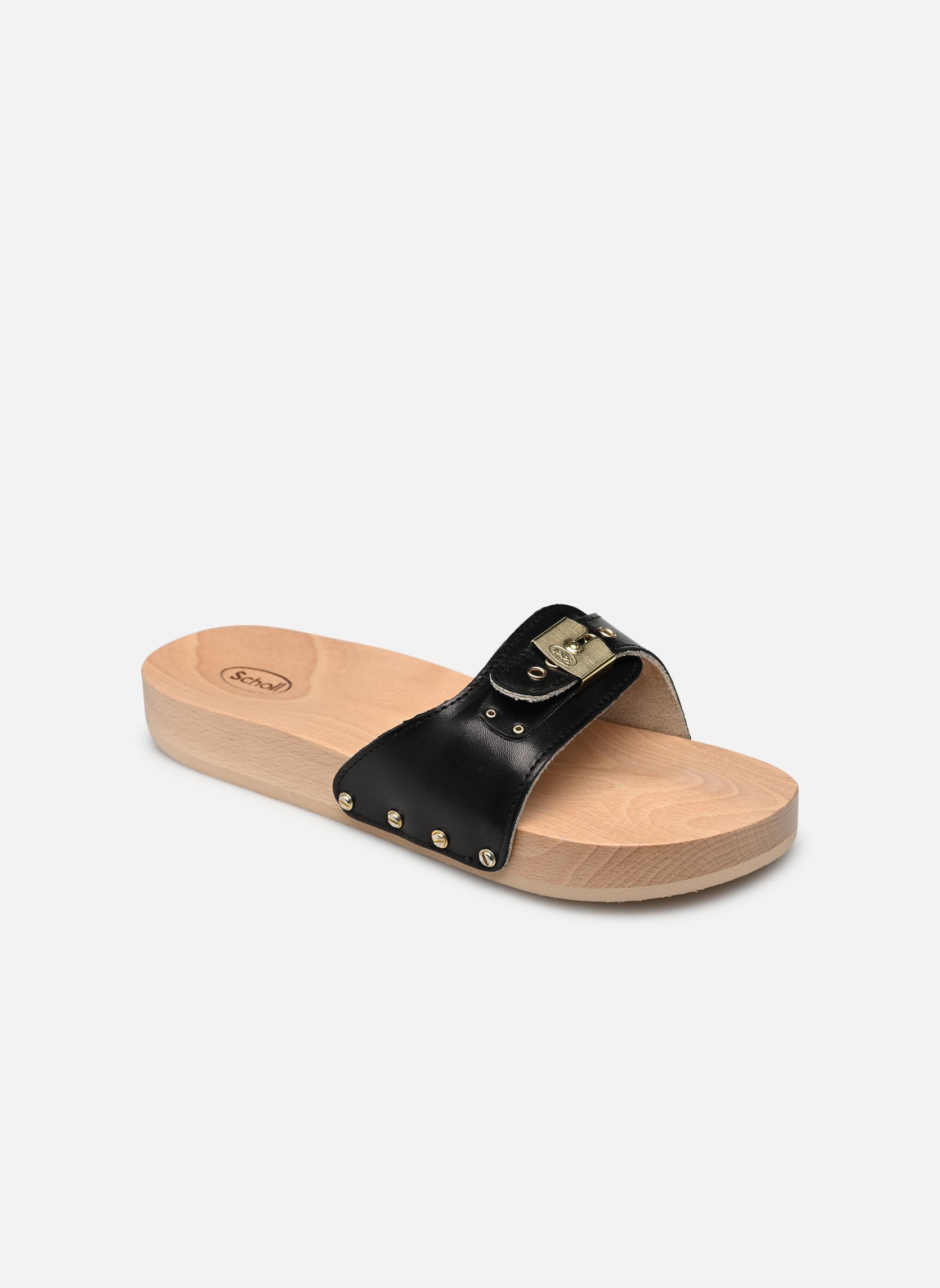 Pantoletten PESCURA FLAT ICONIC damen schwarz Scholl Pantoletten PESCURA FLAT ICONIC damen schwarz Black