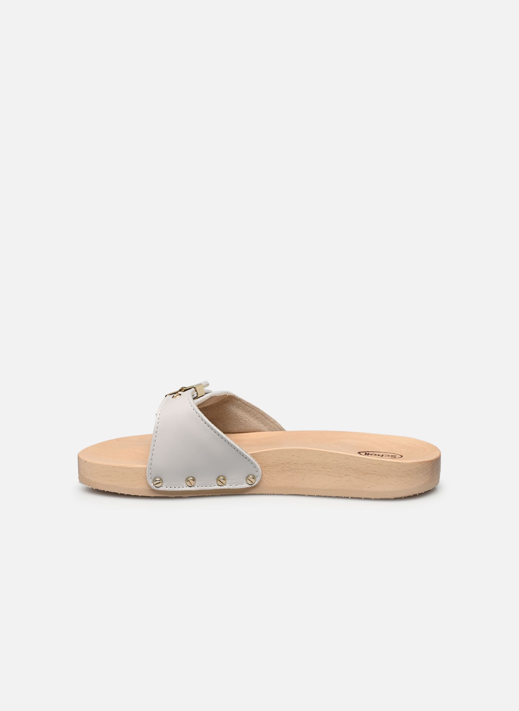 Mules PESCURA FLAT ICONIC femme blanc Scholl Mules PESCURA FLAT ICONIC femme blanc White