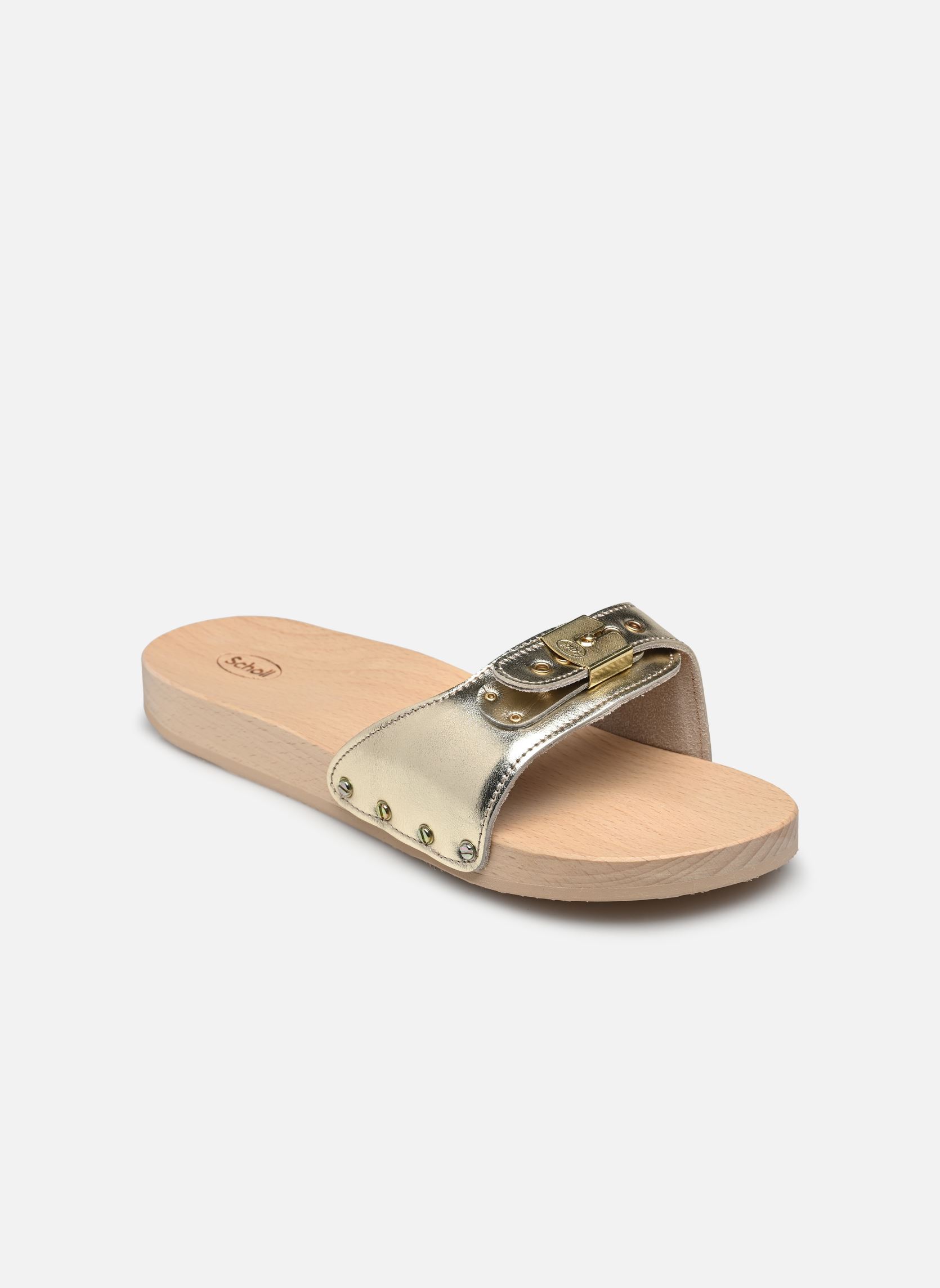 Pantoletten PESCURA FLAT ICONIC damen gold und bronze Scholl Pantoletten PESCURA FLAT ICONIC damen gold und bronze Platinum (Gold)