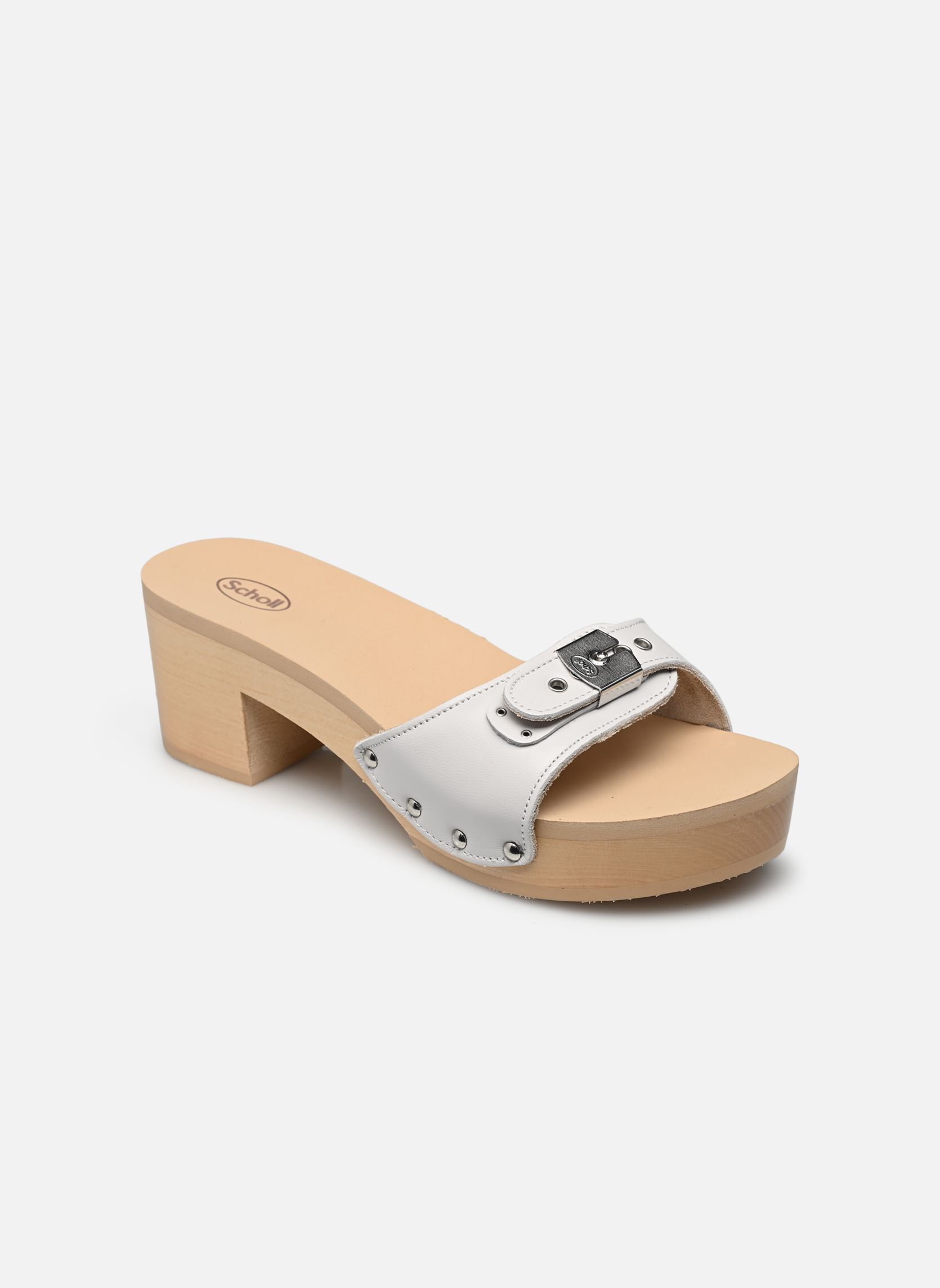 Mules PESCURA IBIZA ICONIC femme blanc Scholl Mules PESCURA IBIZA ICONIC femme blanc White