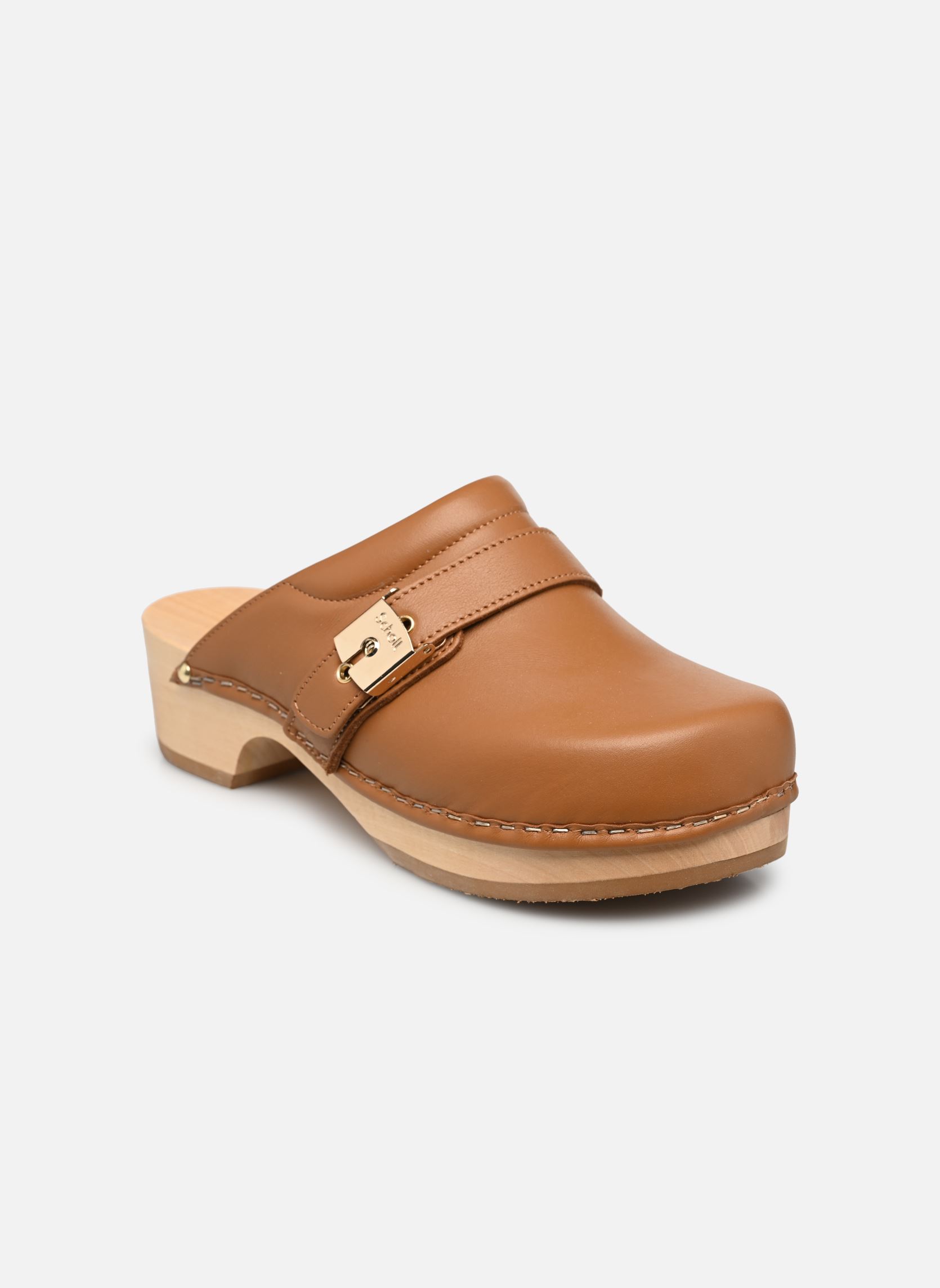 Pantoletten PESCURA CLOG 50 ICONIC damen braun Scholl Pantoletten PESCURA CLOG 50 ICONIC damen braun COGNAC Cuir