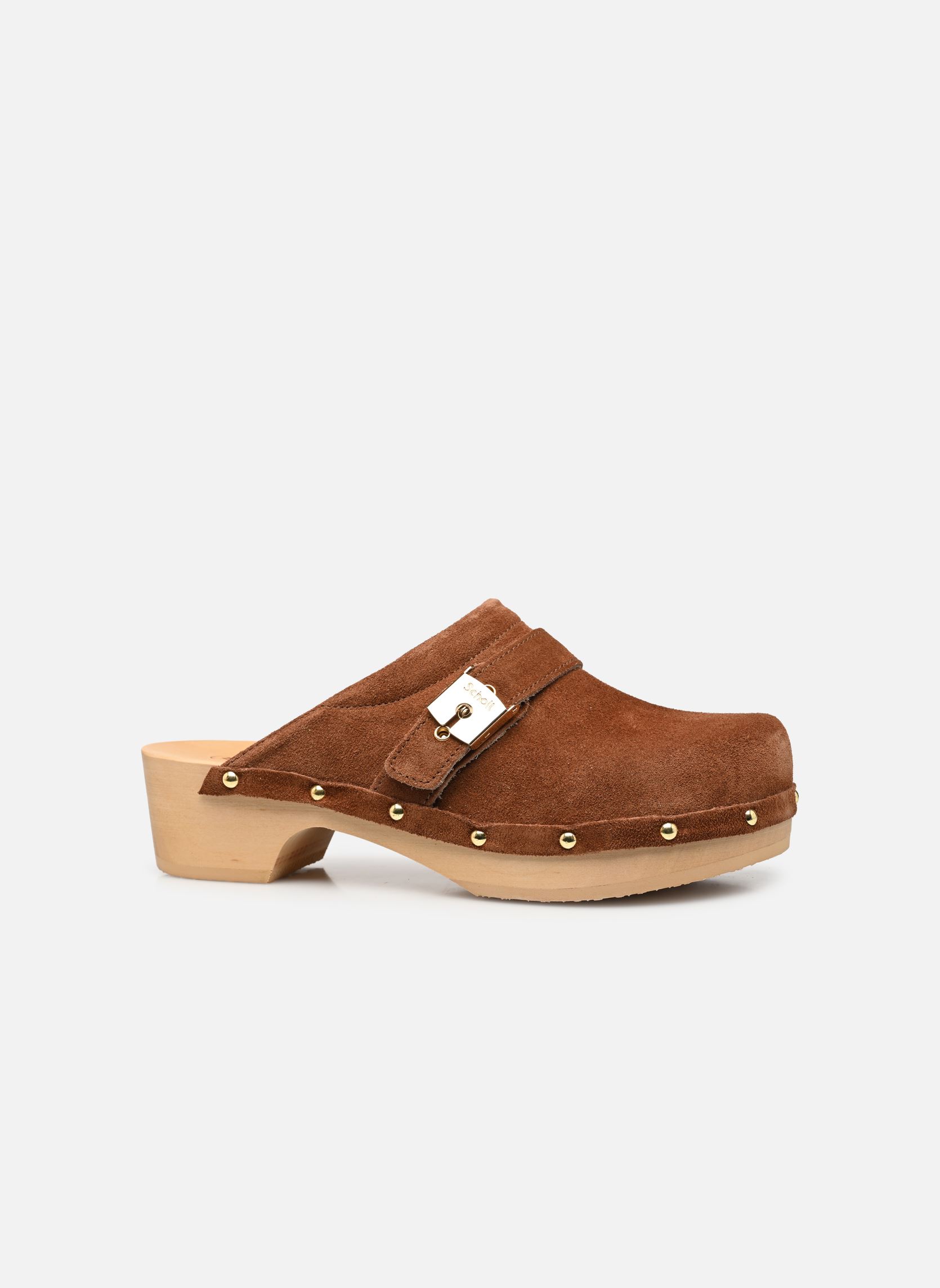 Mules PESCURA CLOG 50 ICONIC femme marron Scholl Mules PESCURA CLOG 50 ICONIC femme marron COGNAC SUEDE