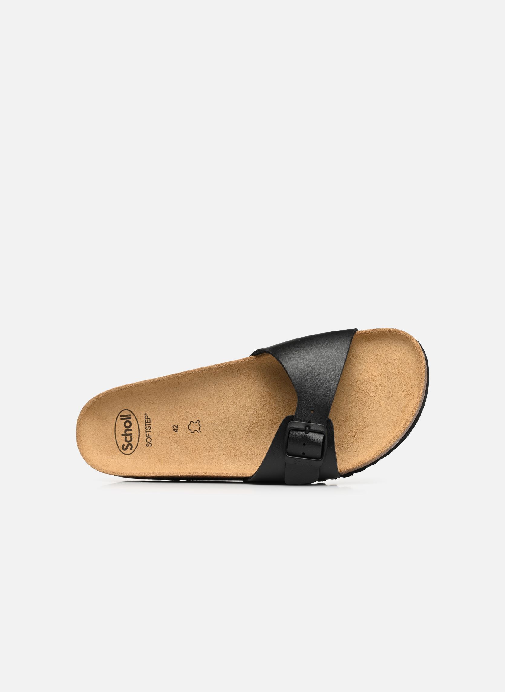Pantofole Simon Collection uomo nero Scholl Pantofole Simon Collection uomo nero BLACK SYNTHÉTIQUE