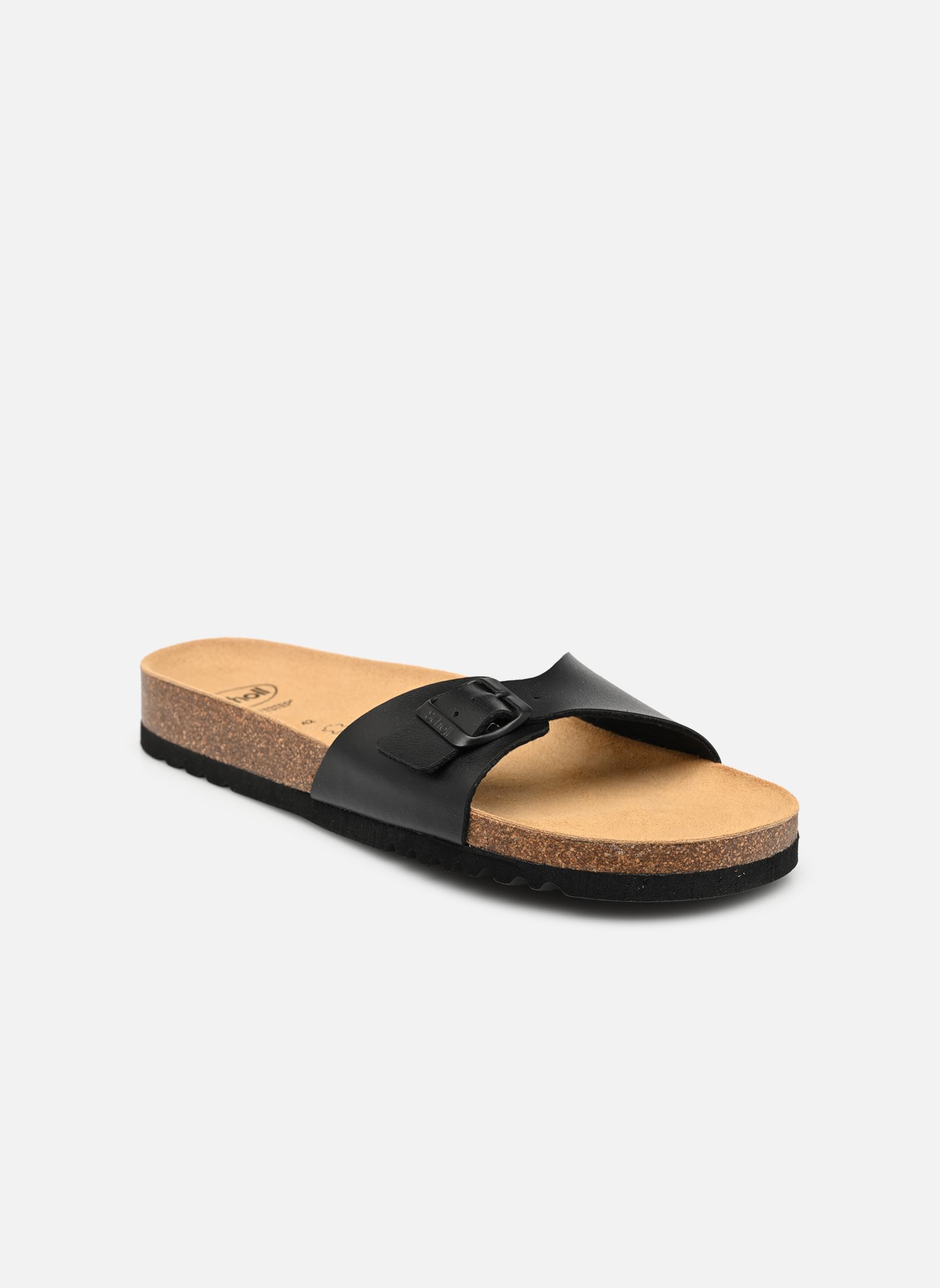Pantofole Simon Collection uomo nero Scholl Pantofole Simon Collection uomo nero BLACK SYNTHÉTIQUE