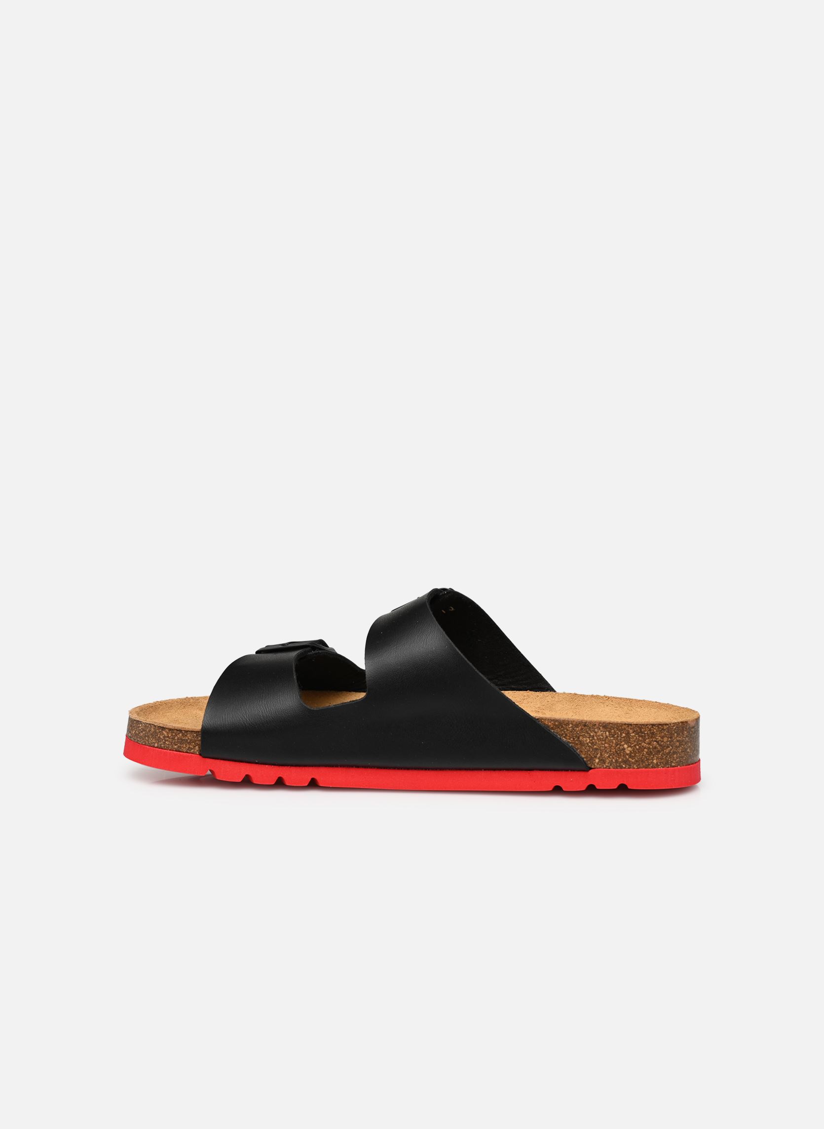 Mules JULIEN COLLECTION homme noir Scholl Mules JULIEN COLLECTION homme noir BLACK / LS RED