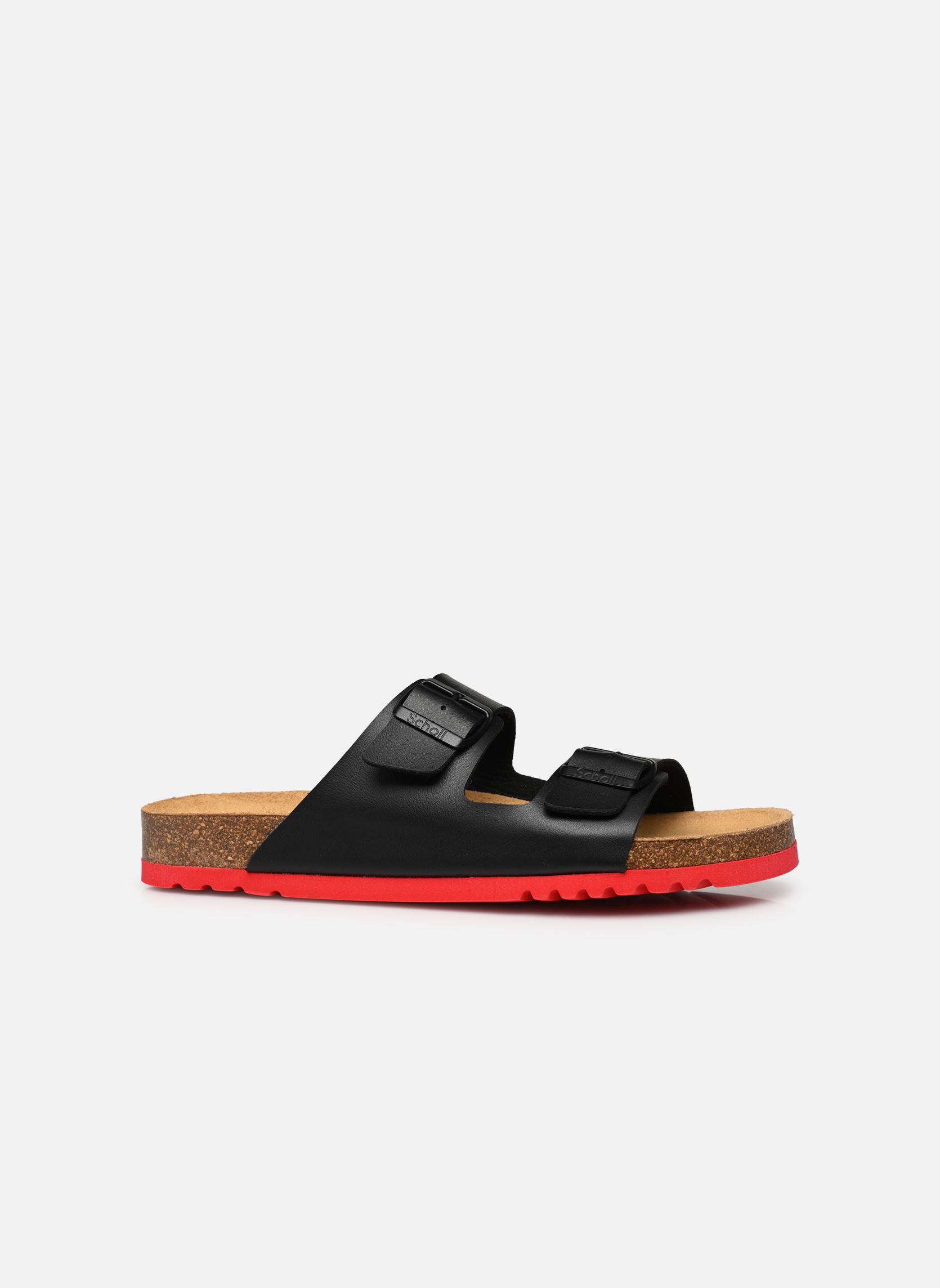 Mules JULIEN COLLECTION homme noir Scholl Mules JULIEN COLLECTION homme noir BLACK / LS RED