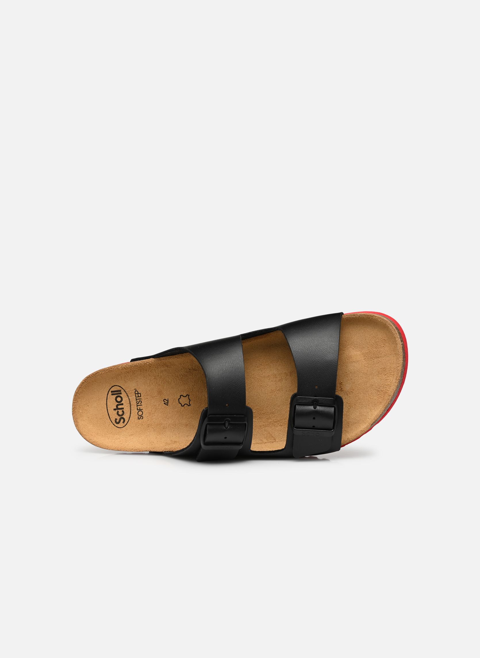 Mules JULIEN COLLECTION homme noir Scholl Mules JULIEN COLLECTION homme noir BLACK / LS RED