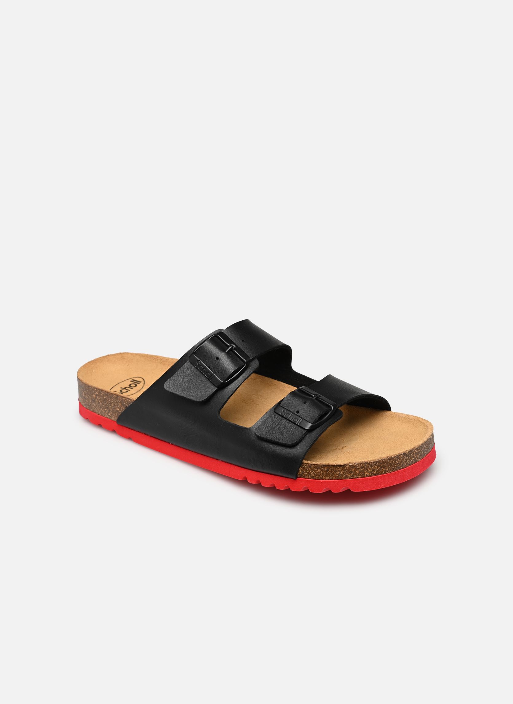 Mules JULIEN COLLECTION homme noir Scholl Mules JULIEN COLLECTION homme noir BLACK / LS RED