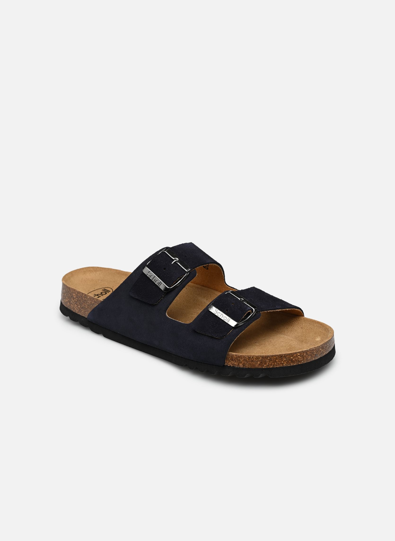 Pantoletten JULIEN COLLECTION herren blau Scholl Pantoletten JULIEN COLLECTION herren blau Navy Blue Suede