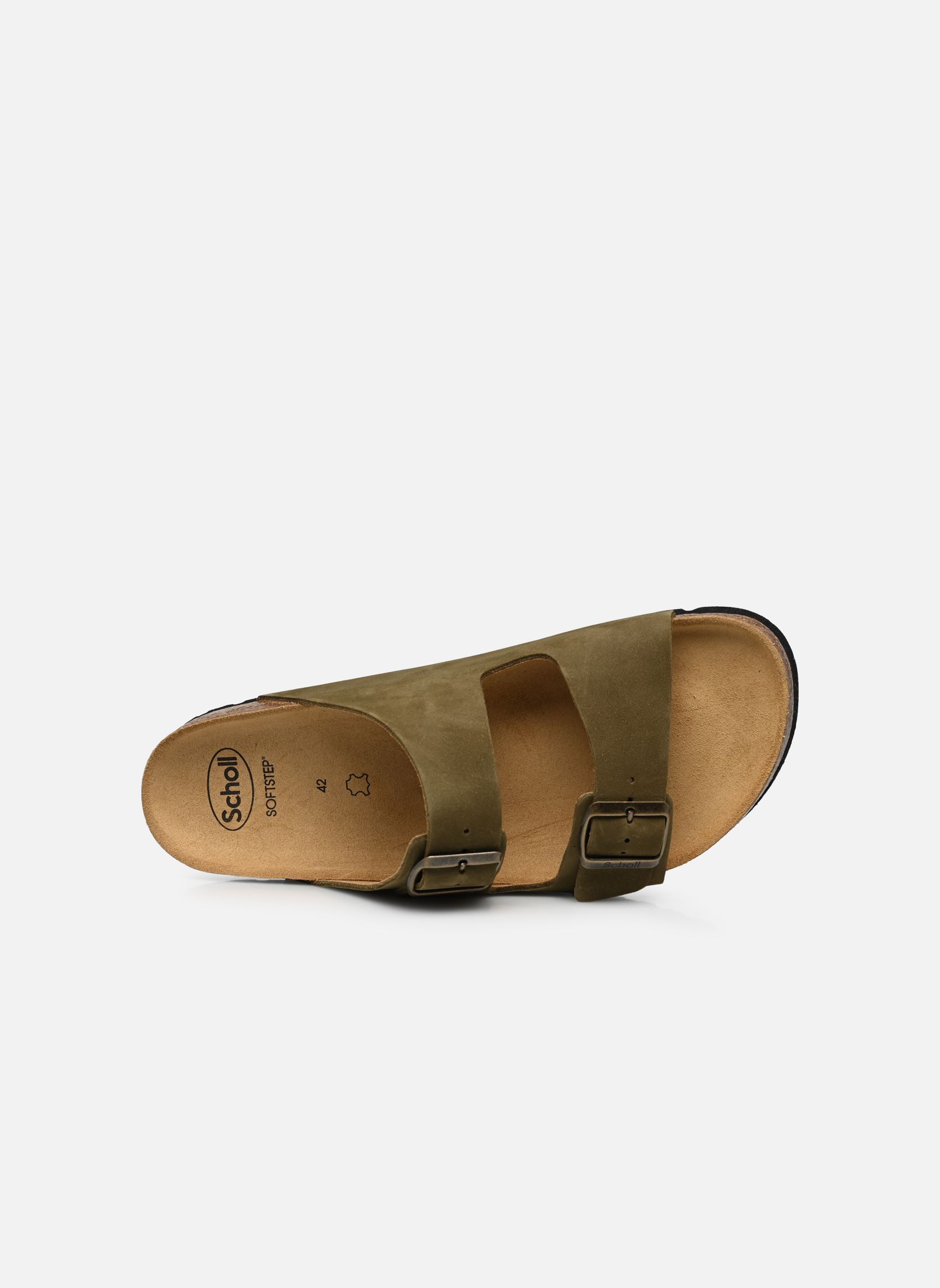 Pantofole JULIEN COLLECTION uomo verde Scholl Pantofole JULIEN COLLECTION uomo verde kaki nubuck