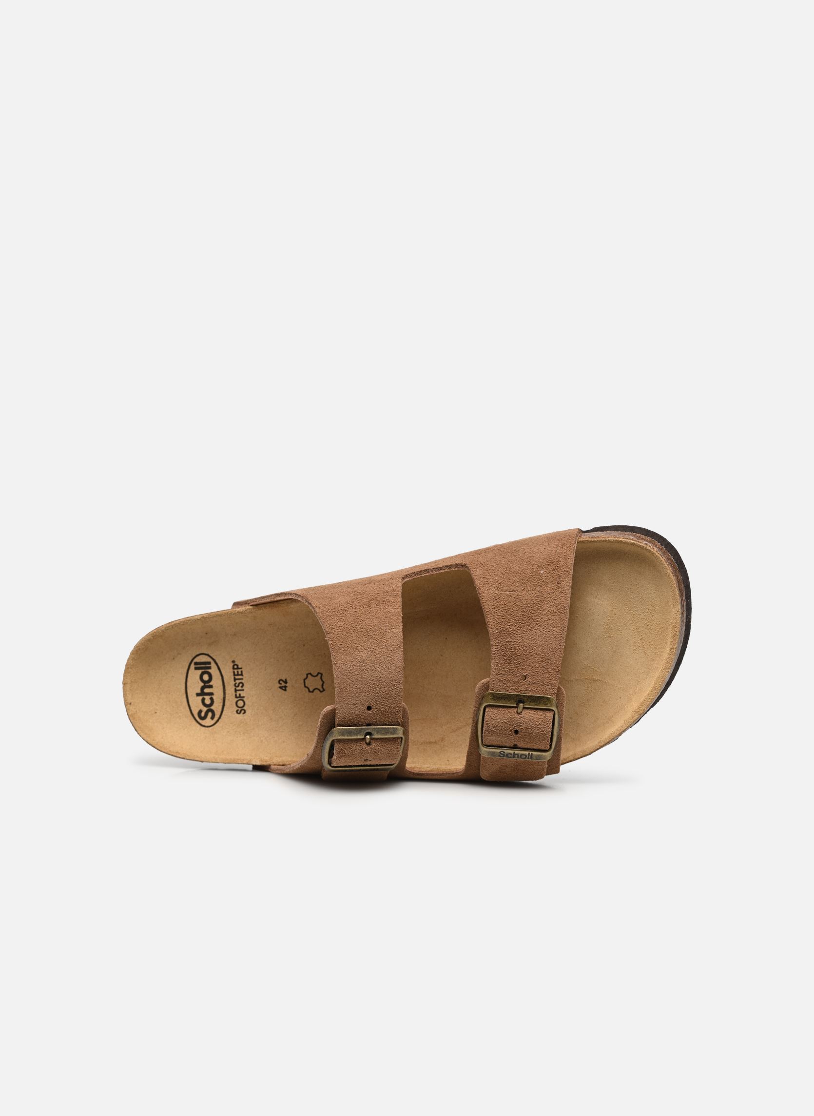 Mules JULIEN COLLECTION homme beige Scholl Mules JULIEN COLLECTION homme beige Taupe Suede