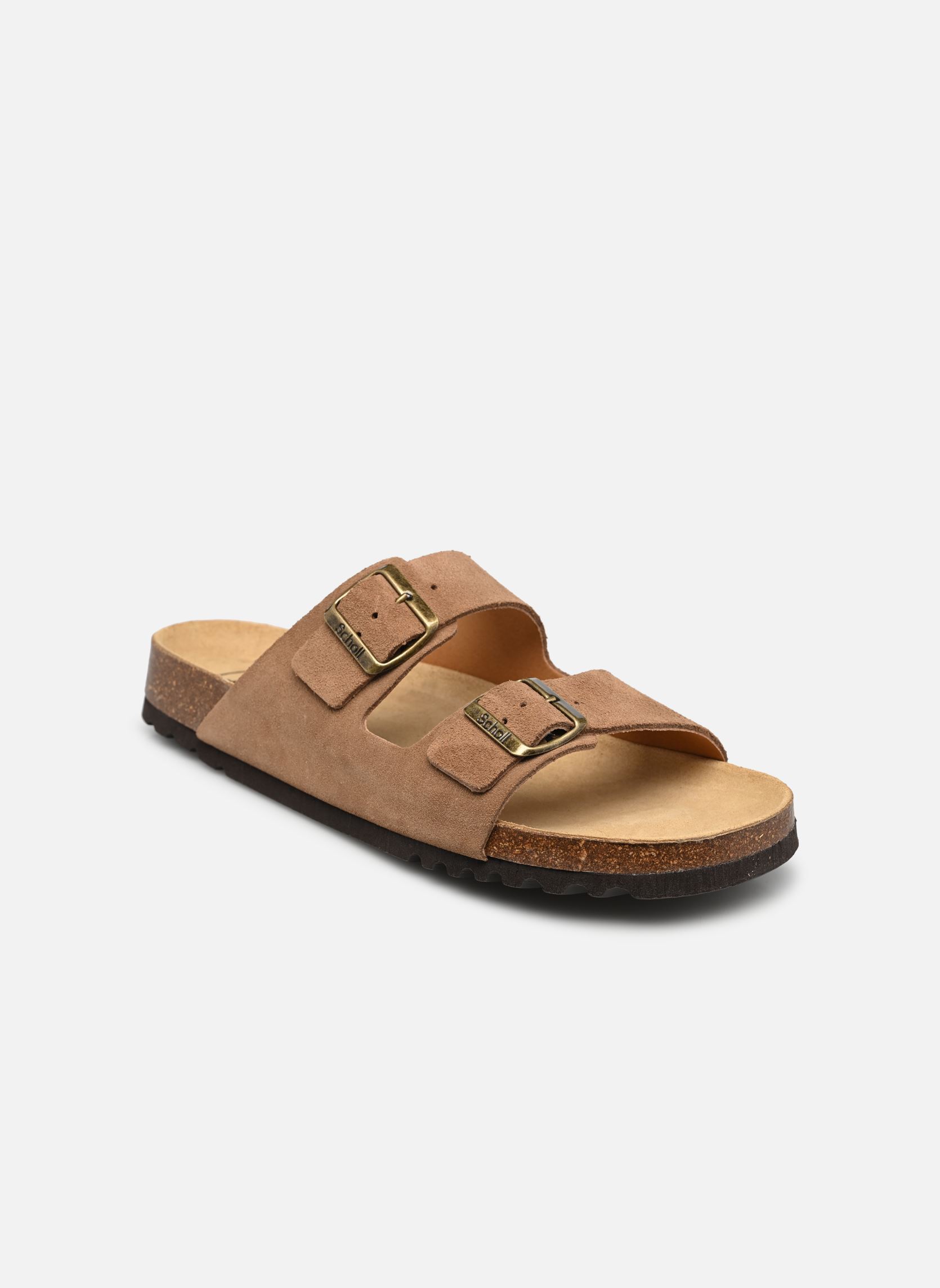 Mules JULIEN COLLECTION homme beige Scholl Mules JULIEN COLLECTION homme beige Taupe Suede