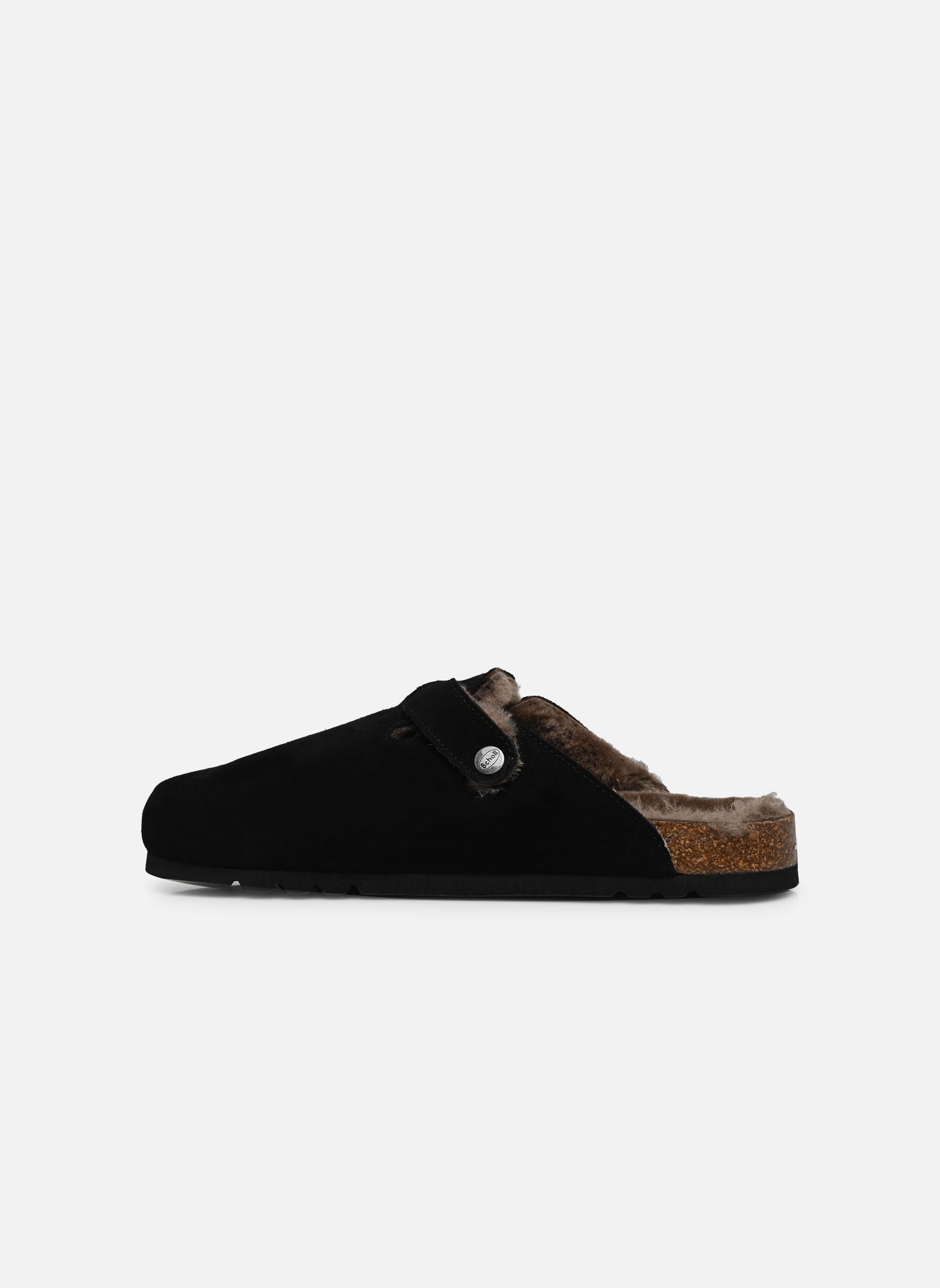 Pantofole Olivier Collection uomo nero Scholl Pantofole Olivier Collection uomo nero Black Suede / Sheepskin