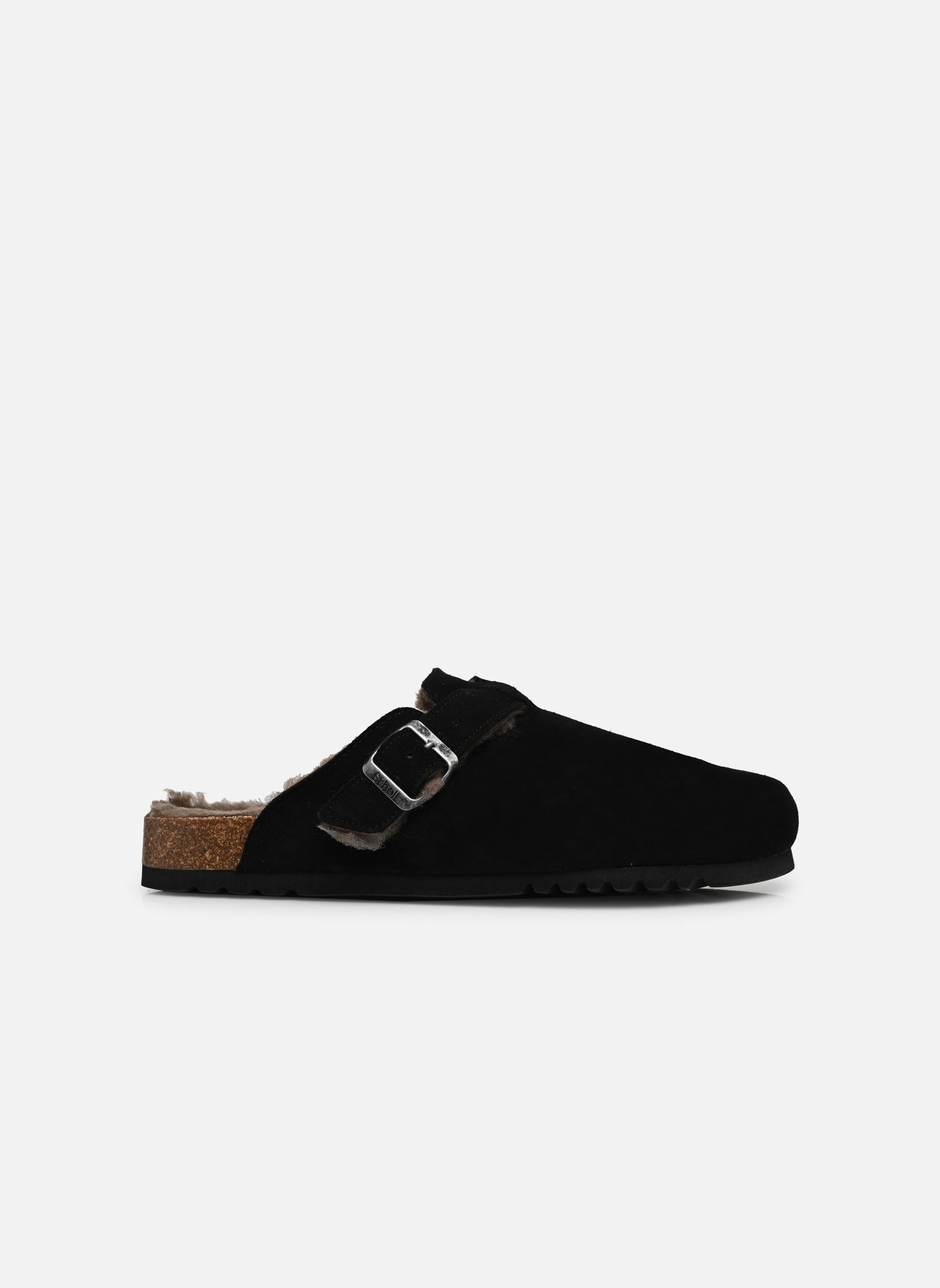 Pantofole Olivier Collection uomo nero Scholl Pantofole Olivier Collection uomo nero Black Suede / Sheepskin