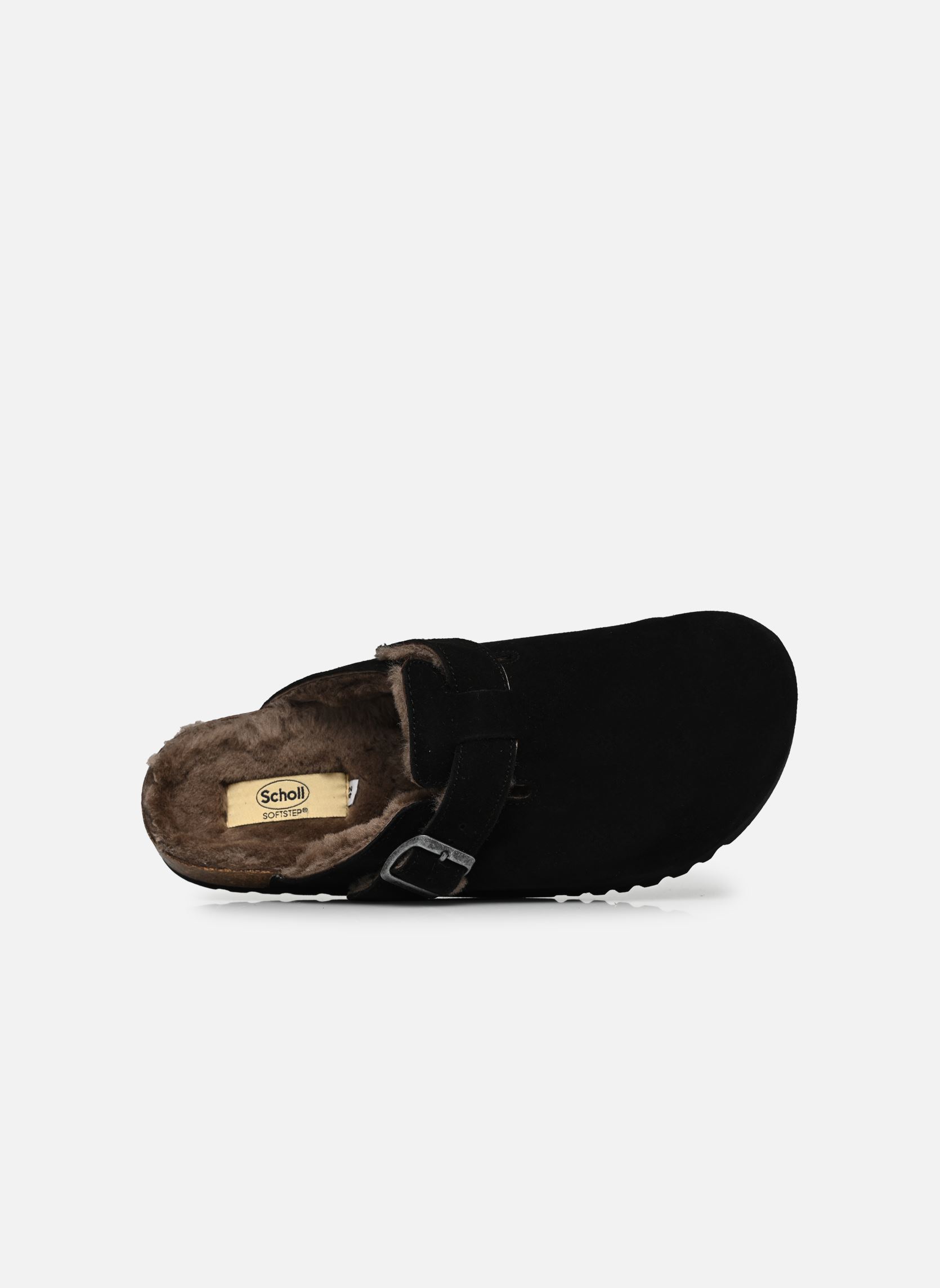 Pantofole Olivier Collection uomo nero Scholl Pantofole Olivier Collection uomo nero Black Suede / Sheepskin