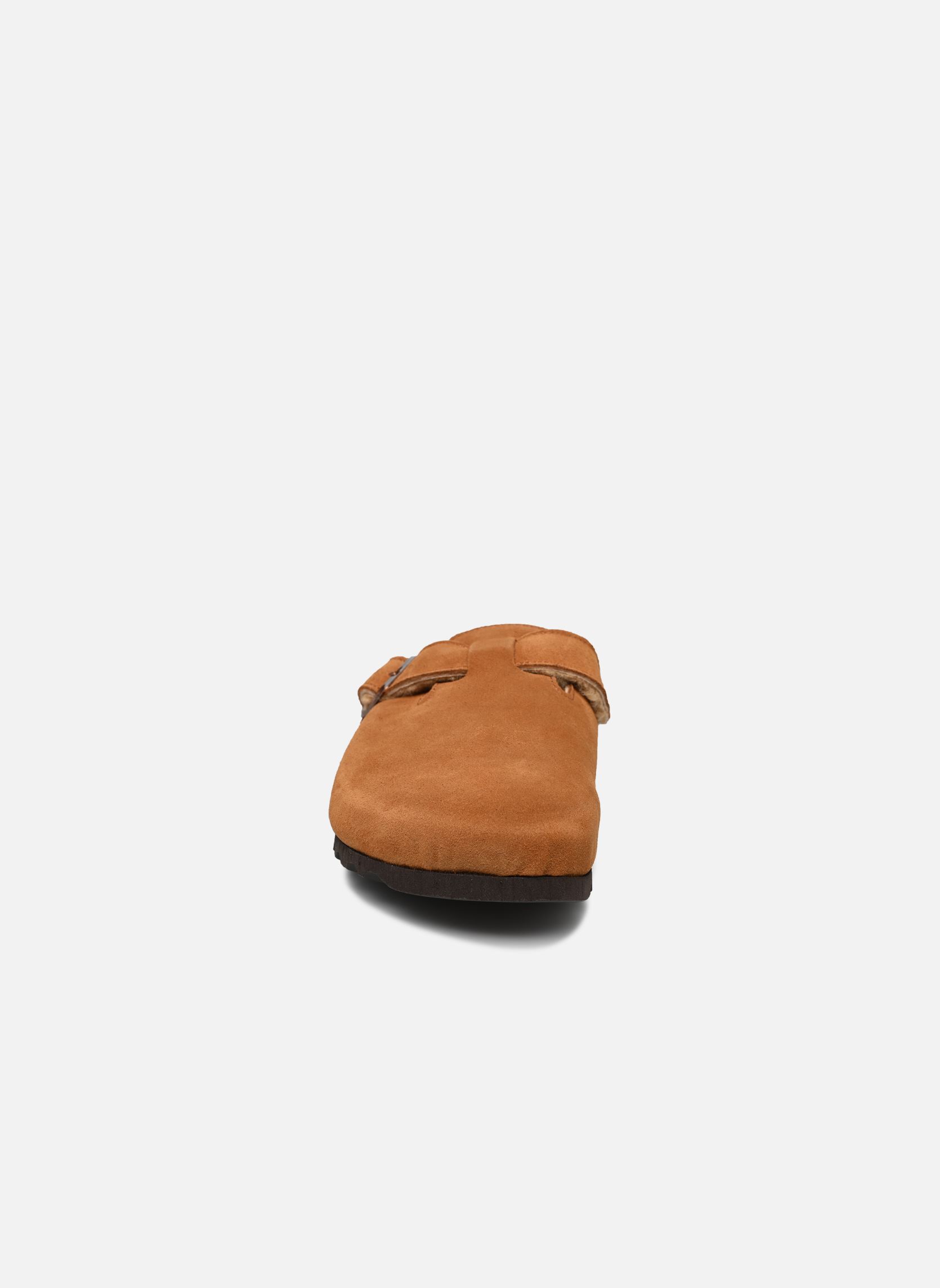 Pantofole Olivier Collection uomo marrone Scholl Pantofole Olivier Collection uomo marrone Brown Suede / Sheepskin