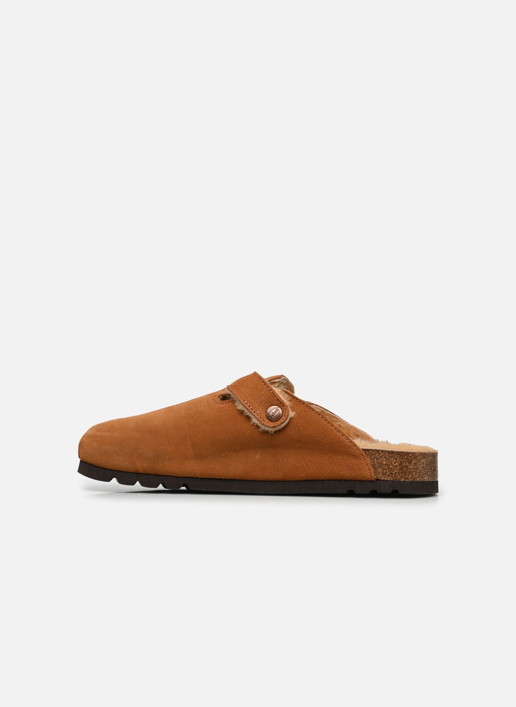 Pantofole Olivier Collection uomo marrone Scholl Pantofole Olivier Collection uomo marrone Brown Suede / Sheepskin