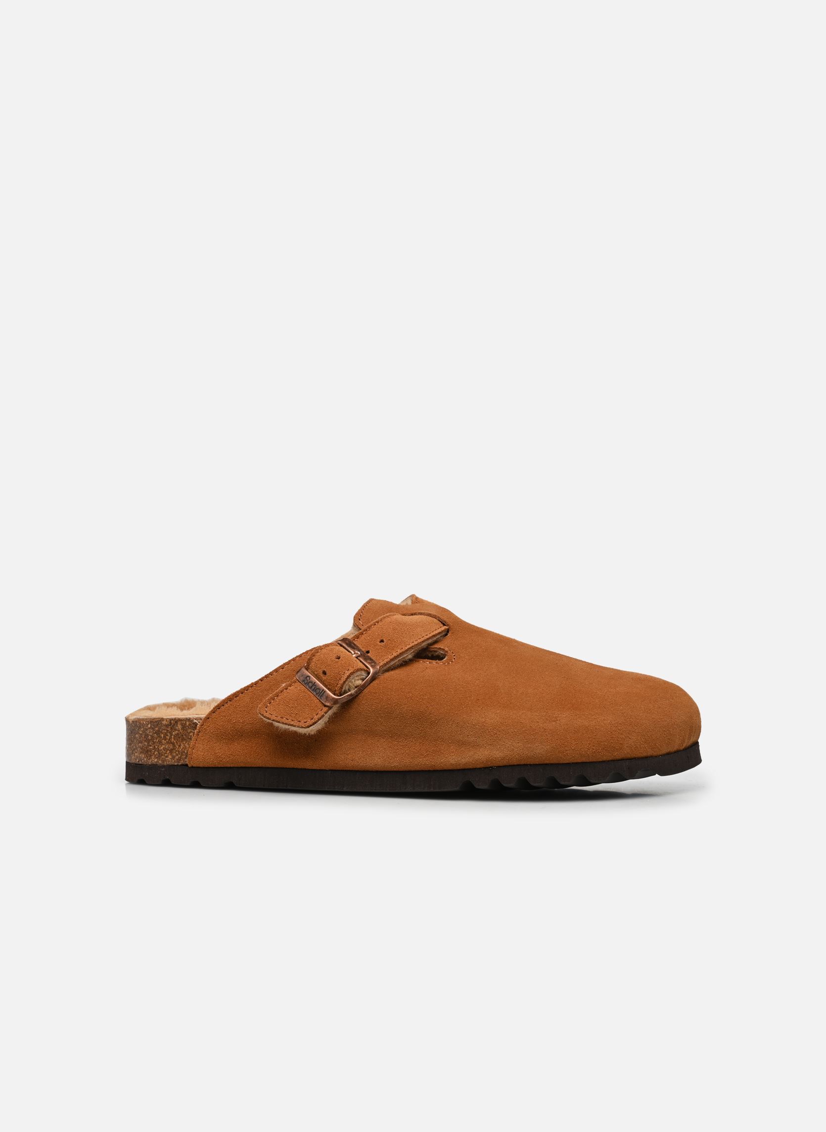 Pantofole Olivier Collection uomo marrone Scholl Pantofole Olivier Collection uomo marrone Brown Suede / Sheepskin